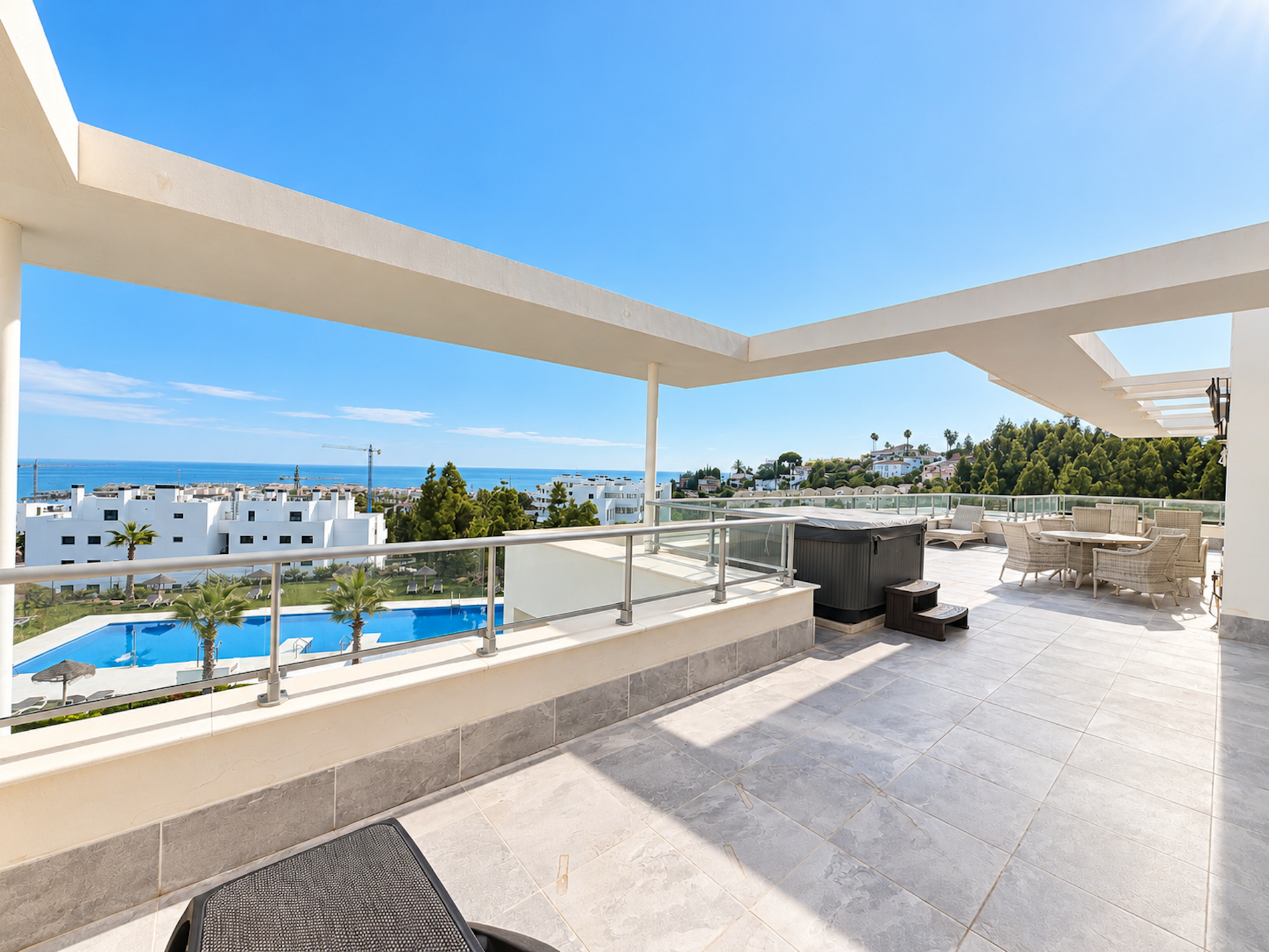 Apartamento com 3 quartos com vista mar em Málaga, Espanha – Foto 1