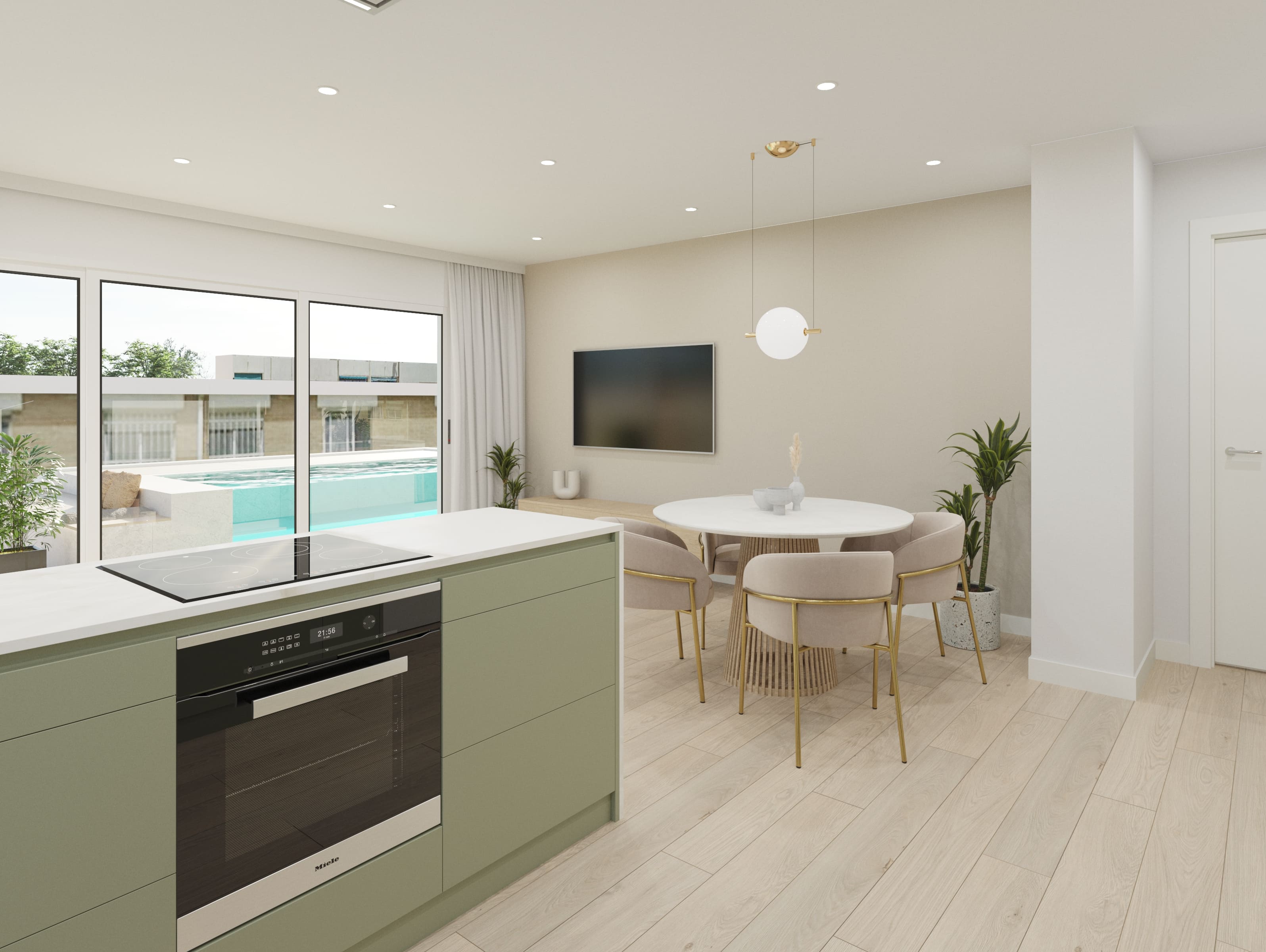 Apartamento com 1 quarto com piscina em Alicante, Espanha – Foto 26