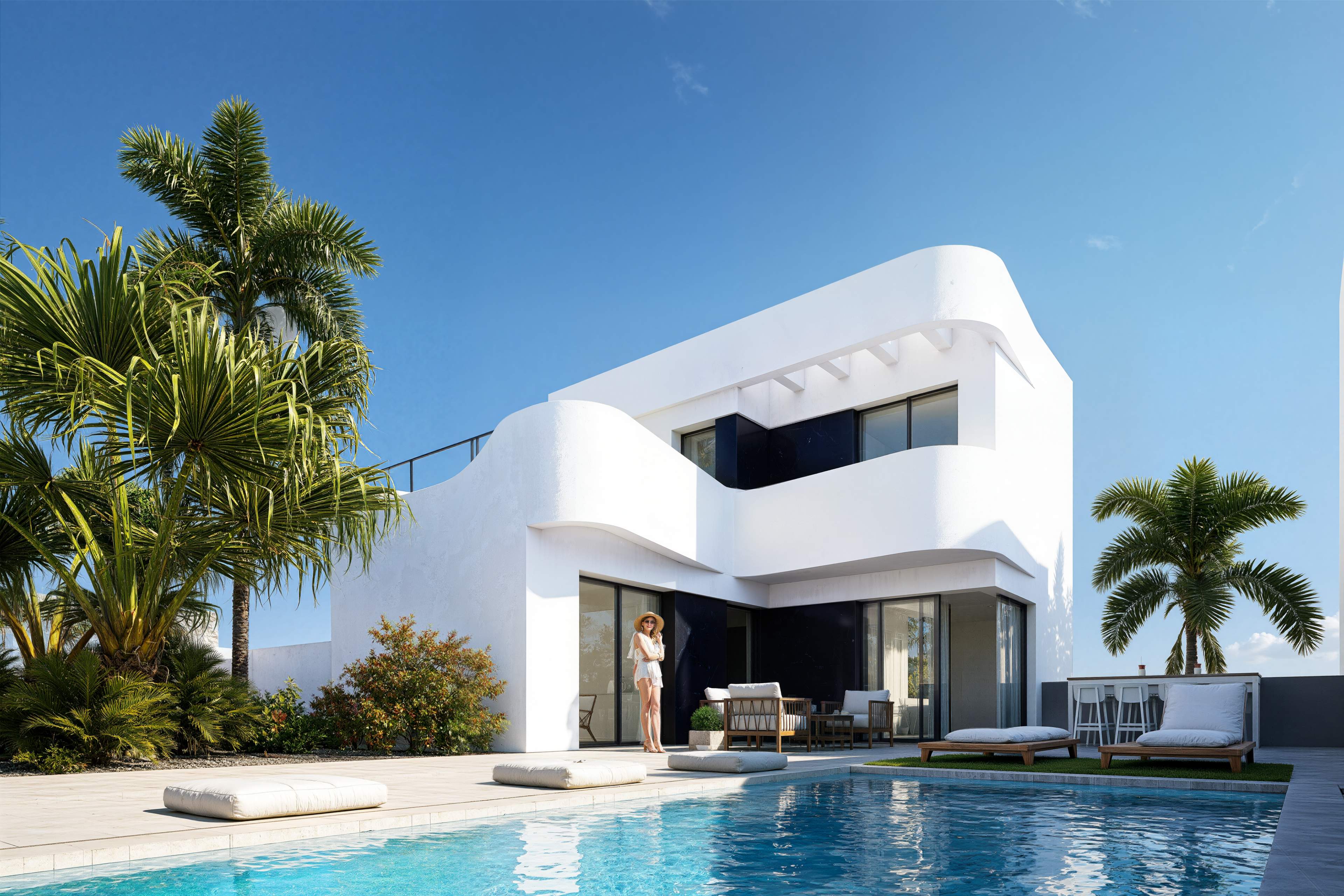 Moradia com 3 quartos com piscina em Alicante, Espanha – Foto 1