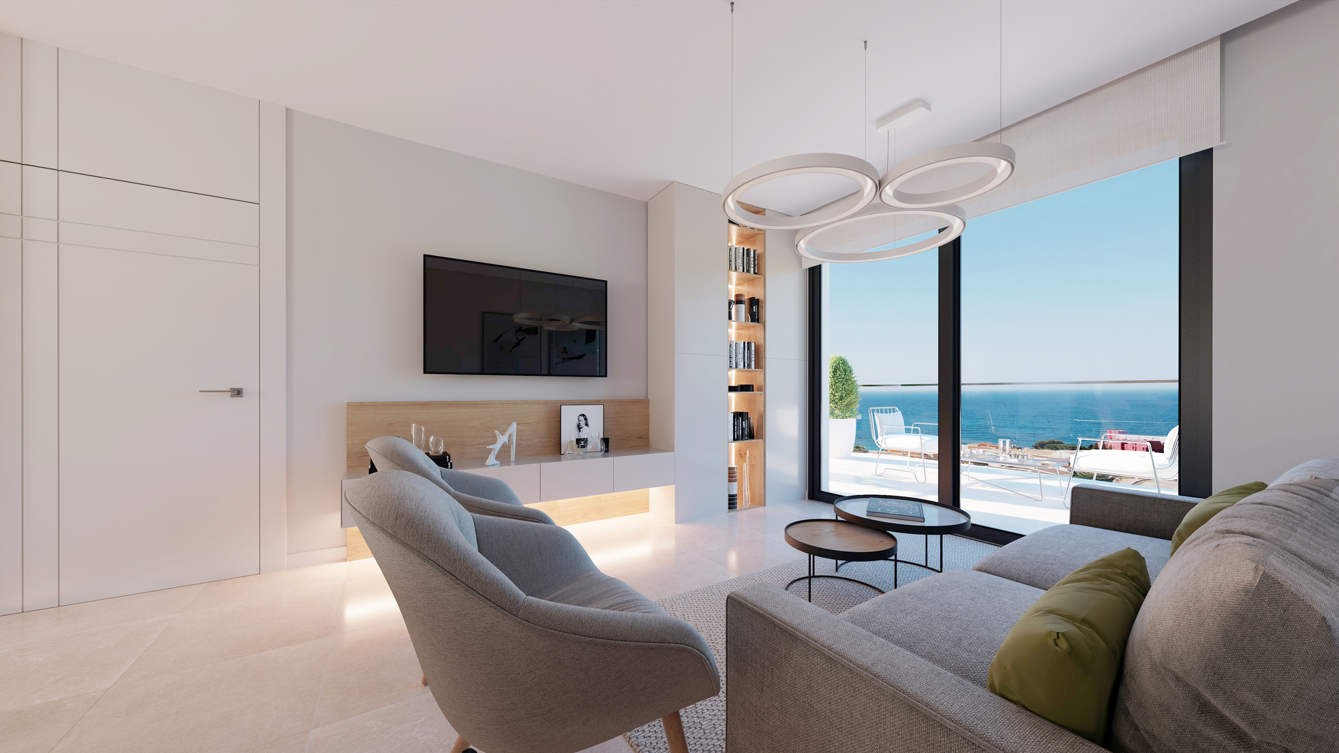 Apartamento com 2 quartos com vista mar em Alicante, Espanha – Foto 2