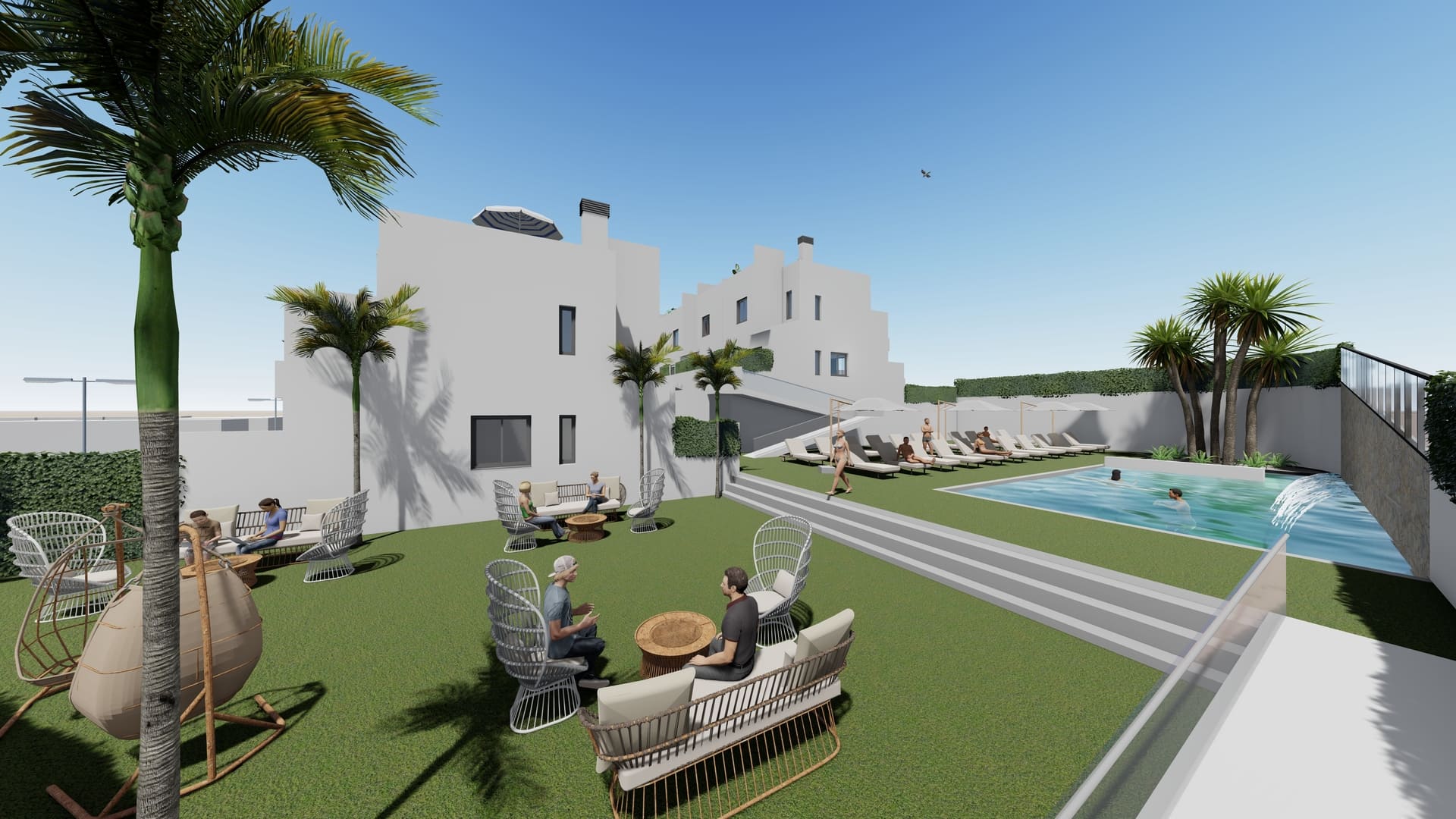 Moradia com 2 quartos com piscina em Alicante, Espanha – Foto 2