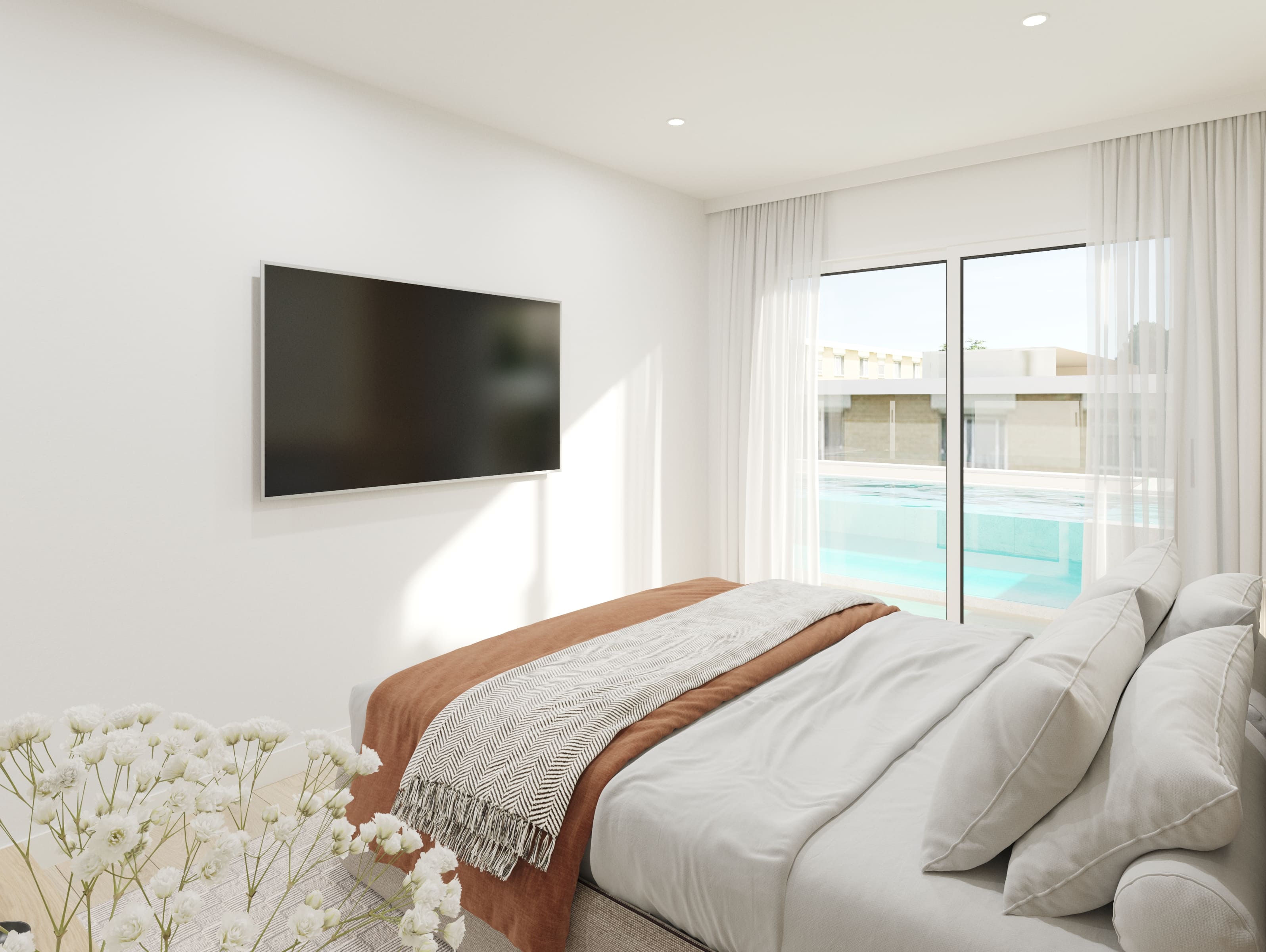 Apartamento com 1 quarto com piscina em Alicante, Espanha – Foto 18