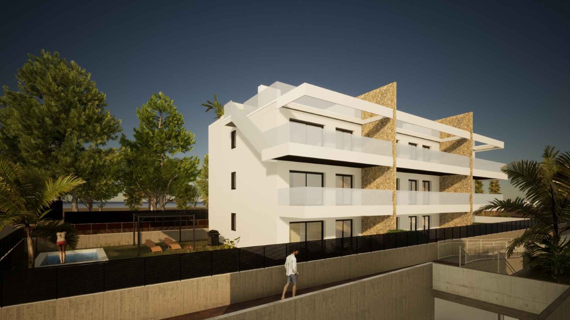 Apartamento com 2 quartos com vista mar em Alicante, Espanha – Foto 16