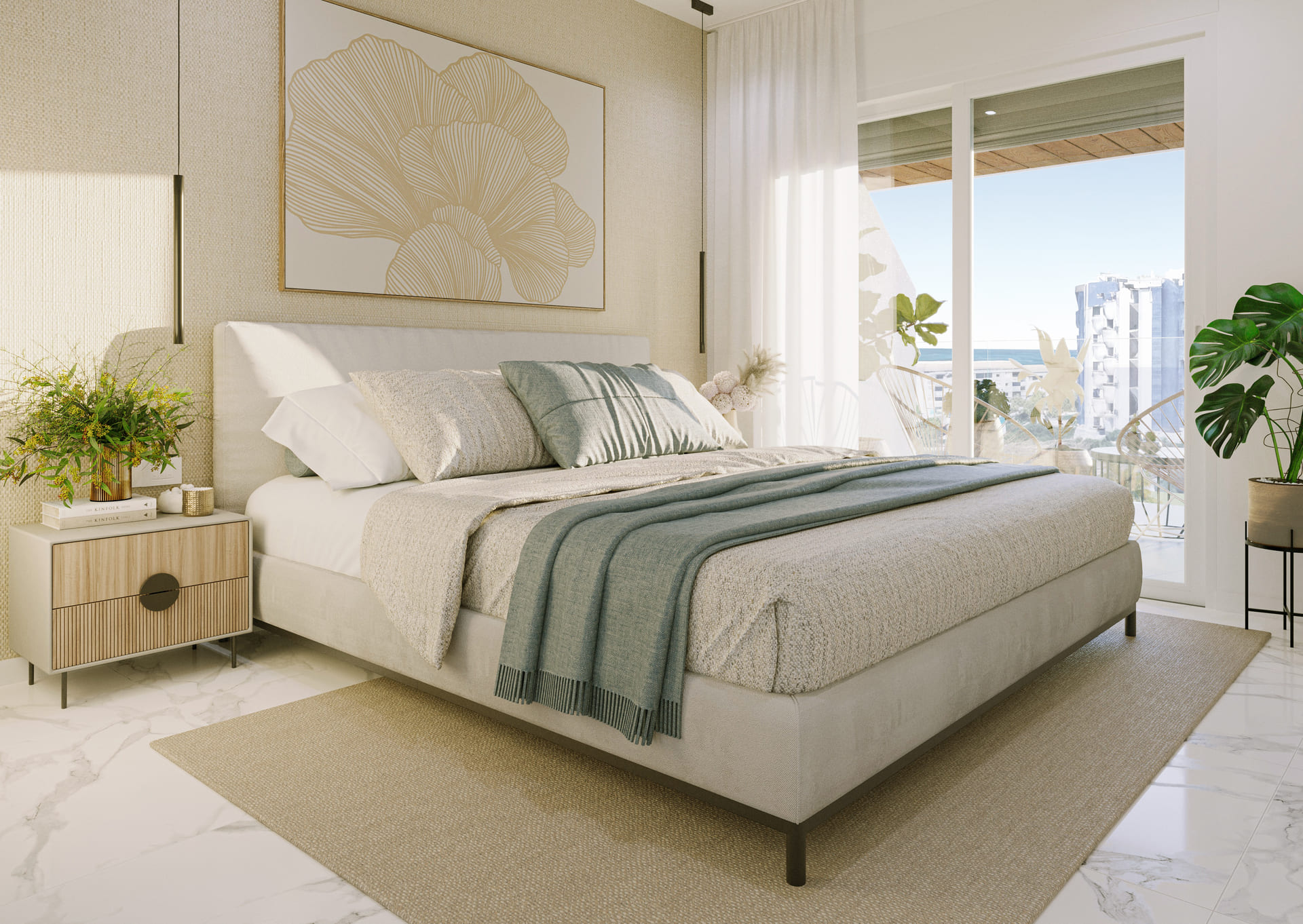 Apartamento com 2 quartos com vista mar em Alicante, Espanha – Foto 9