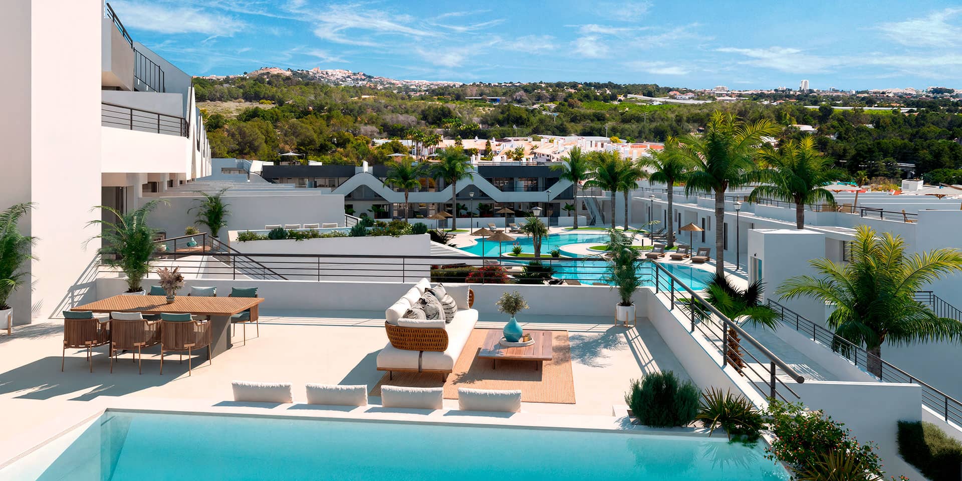 Moradia com 2 quartos com piscina em Alicante, Espanha – Foto 5
