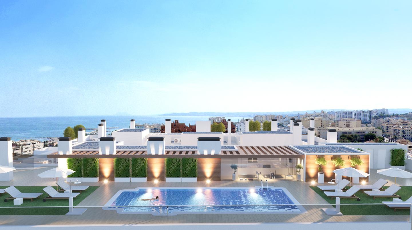 1-bedroom apartment with pool in Malaga, Spain – Photo 1