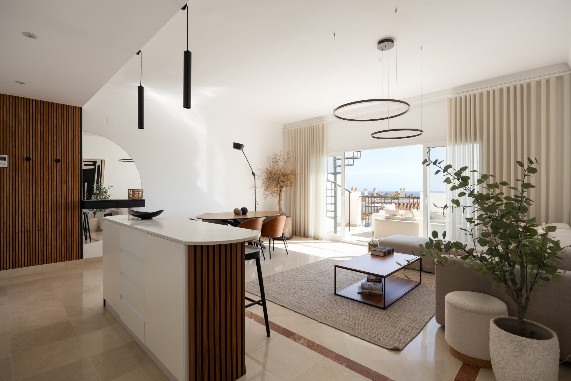 Appartamento con 3 camere vista mare a Malaga, Spagna – Foto 7