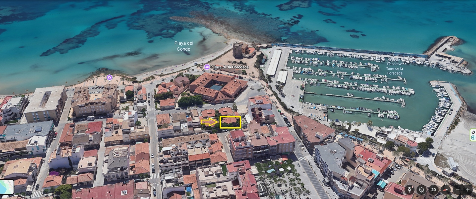 Apartamento com 1 quarto com vista mar em Alicante, Espanha – Foto 14