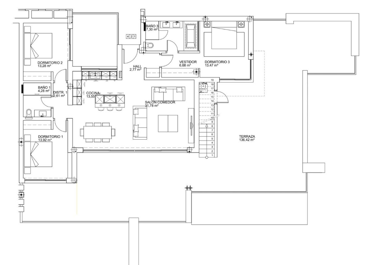 3 Bedroom Penthouse in Ojén - Foto 20