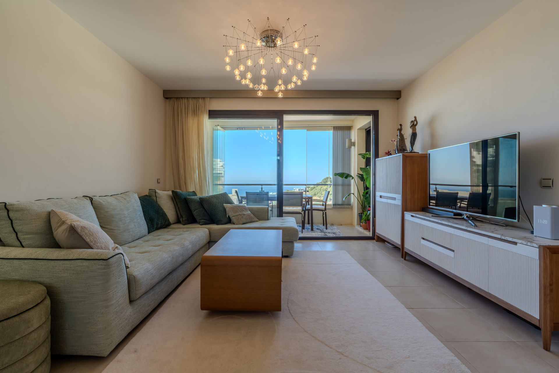Appartamento con 2 camere vista mare a Malaga, Spagna – Foto 1
