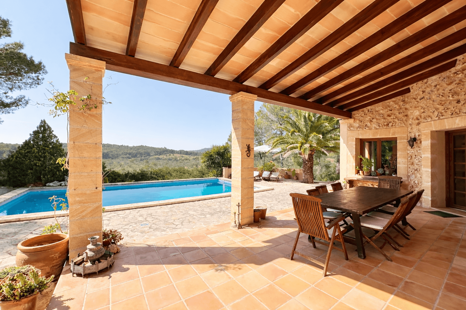 Villa con 3 camere con piscina a Baleari, Spagna – Foto 19