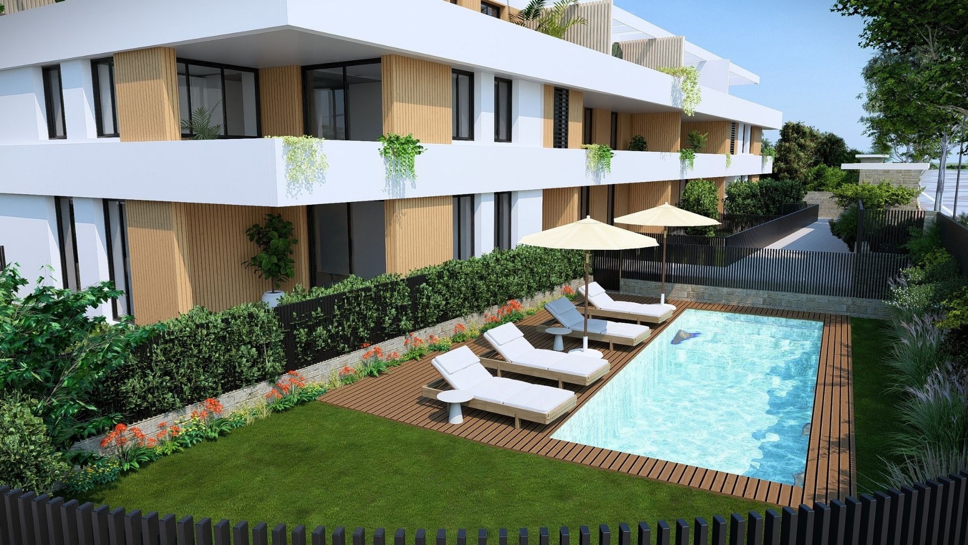 Apartamento com 2 quartos com piscina em Alicante, Espanha – Foto 1