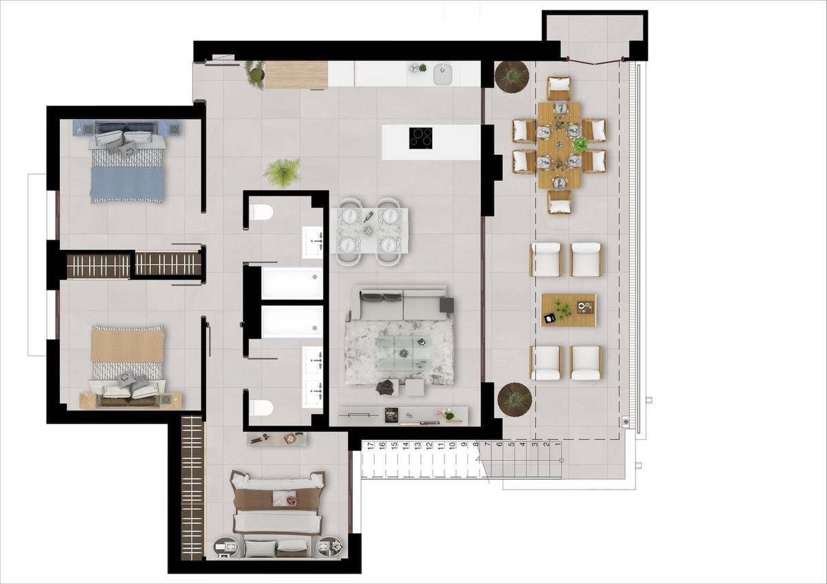 3 Bedroom Penthouse in Istán - Photo 16