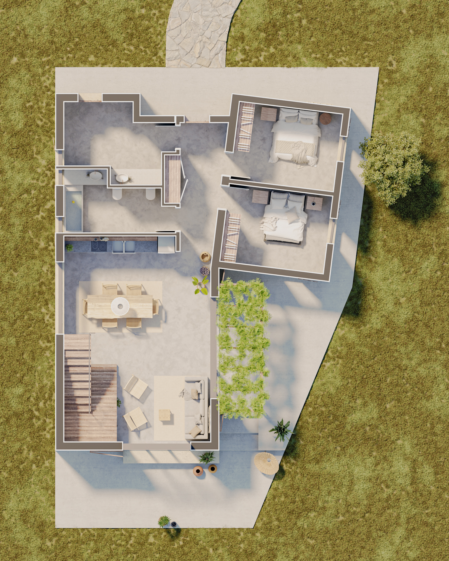 Chalet de 4 dormitorios con piscina – Foto 8