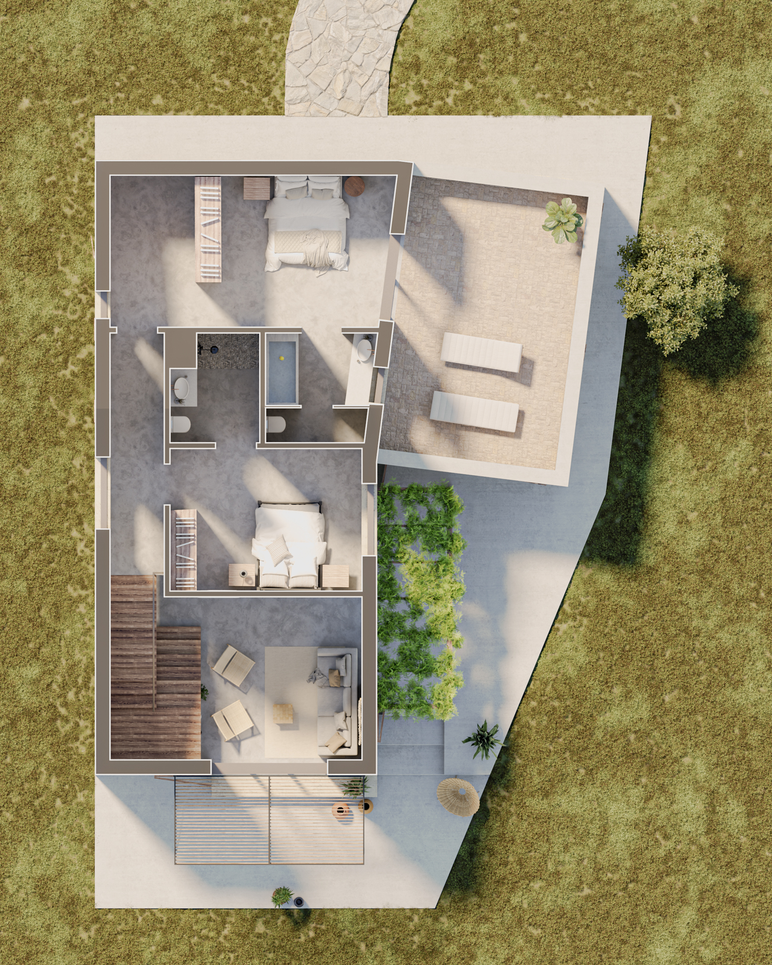 Chalet de 4 dormitorios con piscina – Foto 9