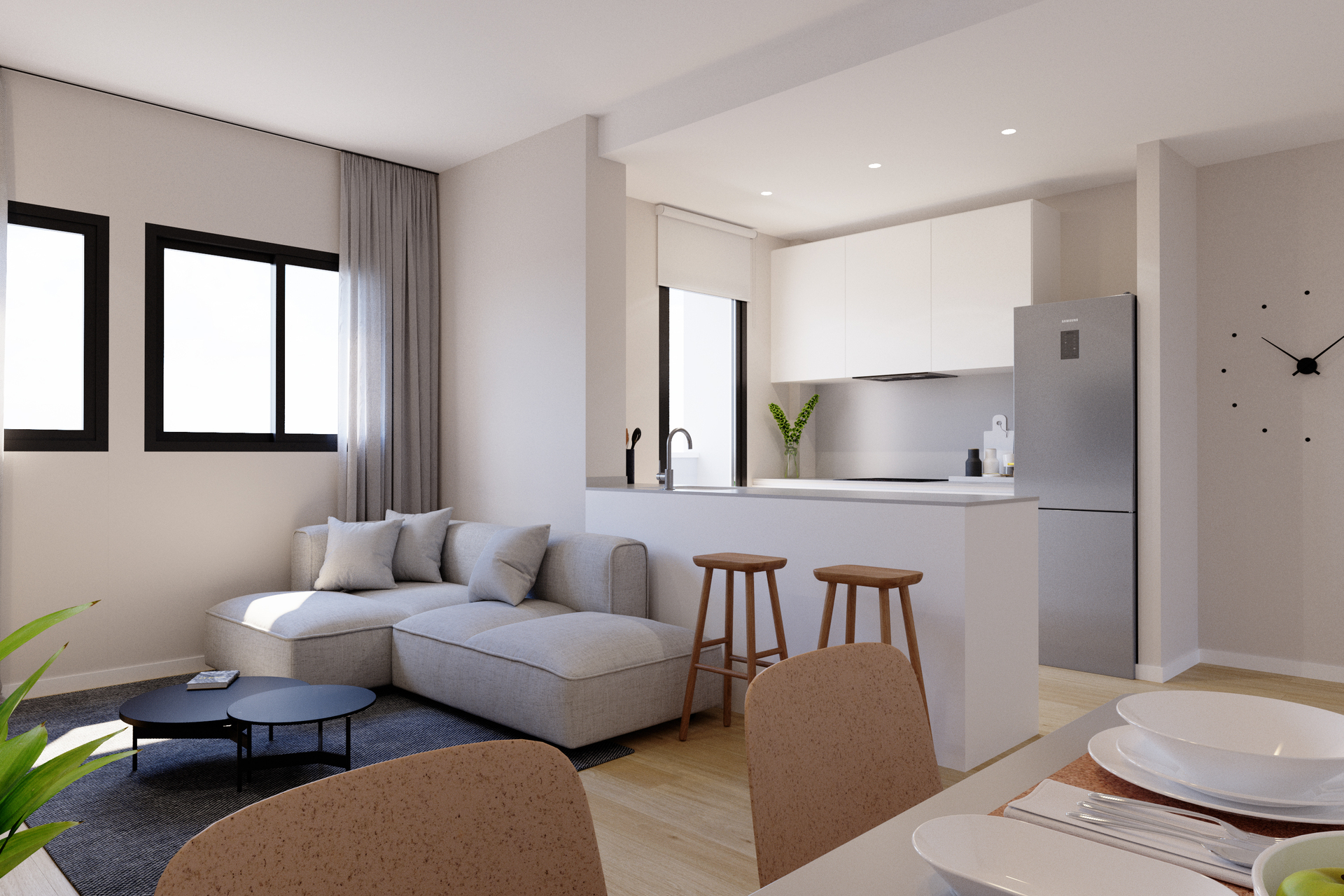 Apartamento com 2 quartos com piscina em Alicante, Espanha – Foto 6