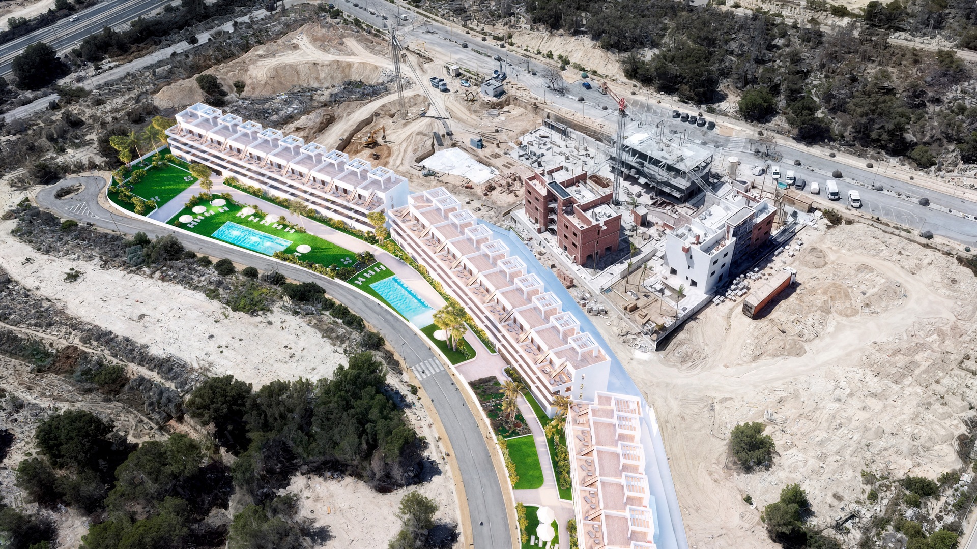 Apartamento com 2 quartos com vista mar em Alicante, Espanha – Foto 16