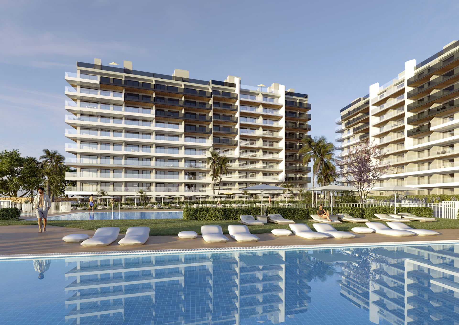 Apartamento com 2 quartos com vista mar em Alicante, Espanha – Foto 4