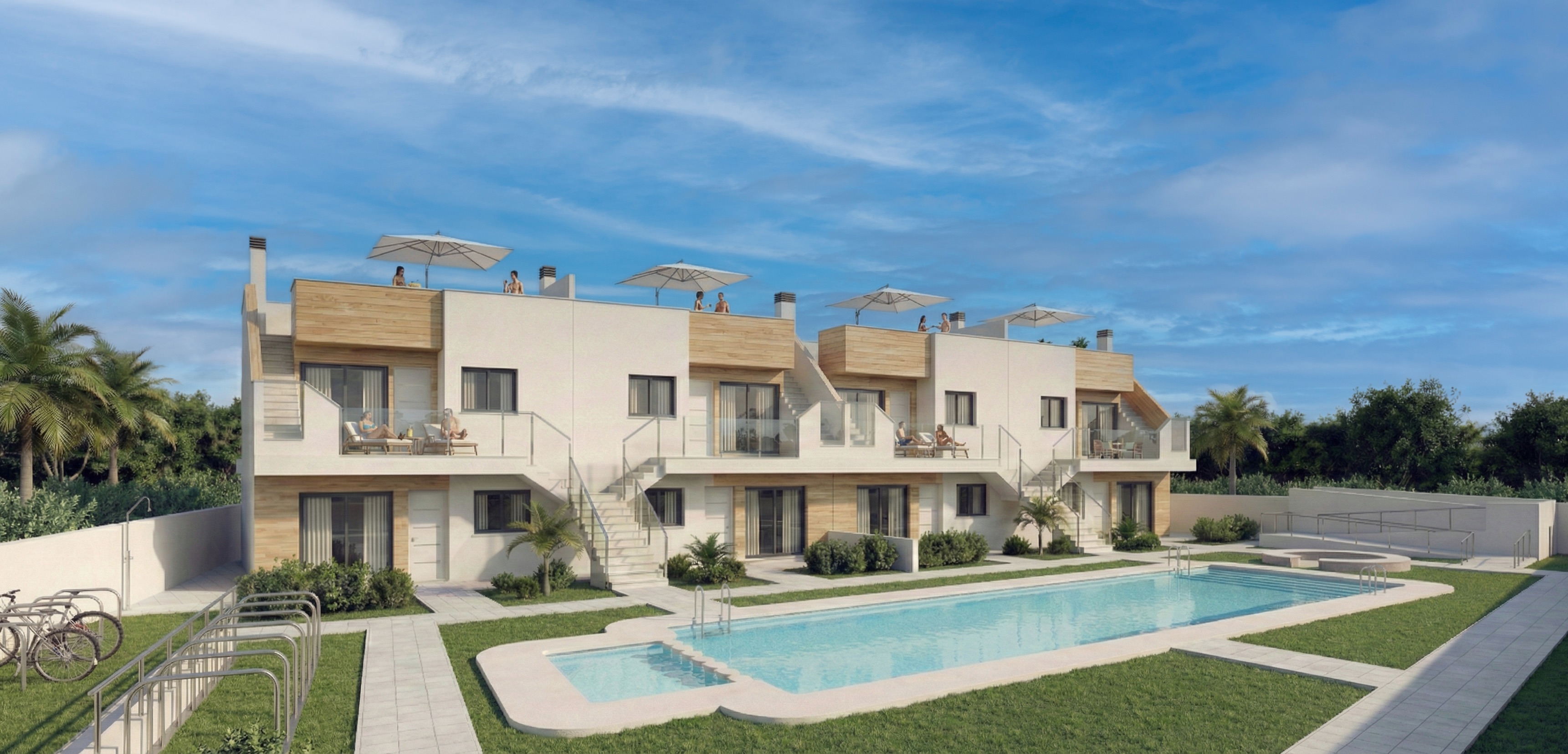 Moradia com 2 quartos com piscina em Múrcia, Espanha – Foto 1
