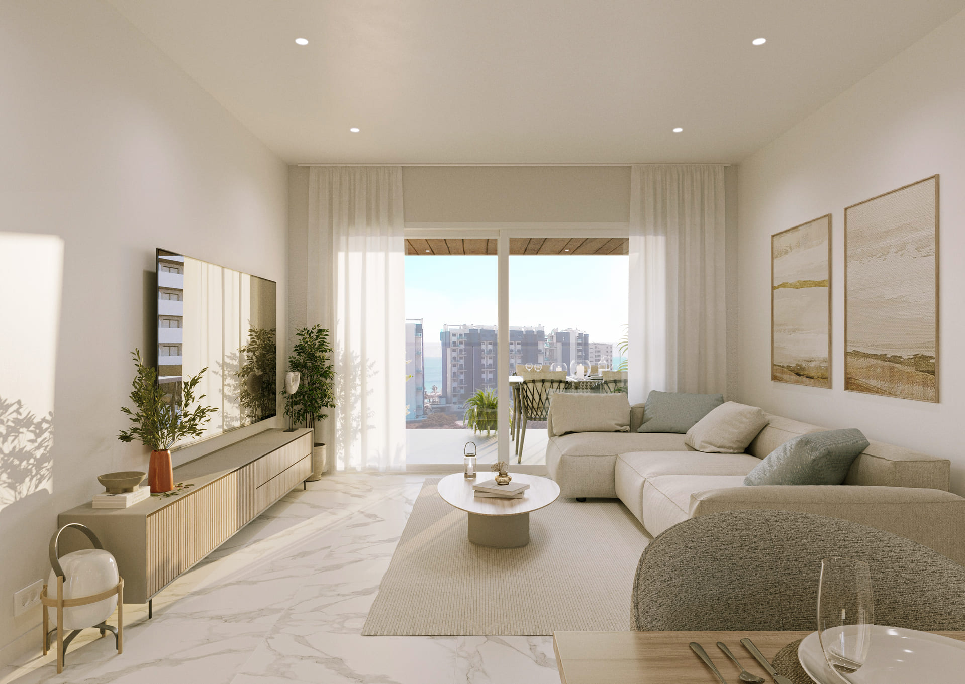 Apartamento com 2 quartos com vista mar em Alicante, Espanha – Foto 7