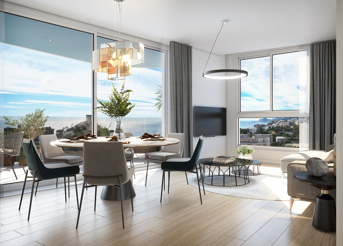 Apartamento com 2 quartos com vista mar em Alicante, Espanha – Foto 3