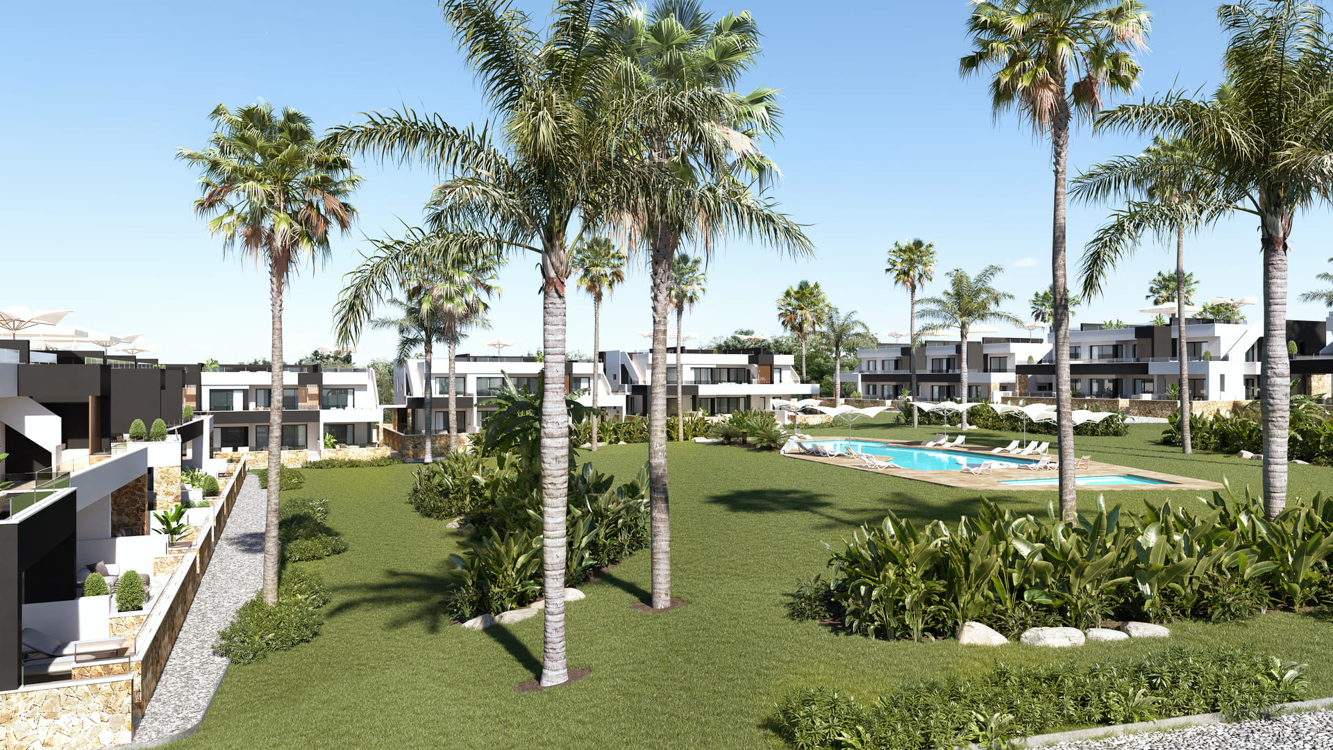 Moradia com 2 quartos com piscina em Alicante, Espanha – Foto 2