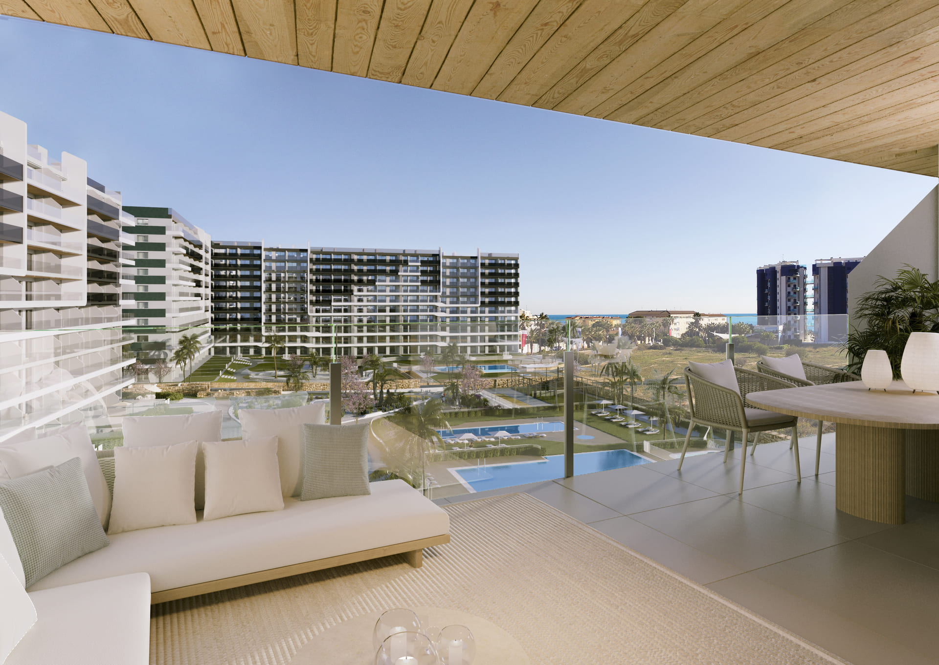Apartamento com 2 quartos com vista mar em Alicante, Espanha – Foto 16