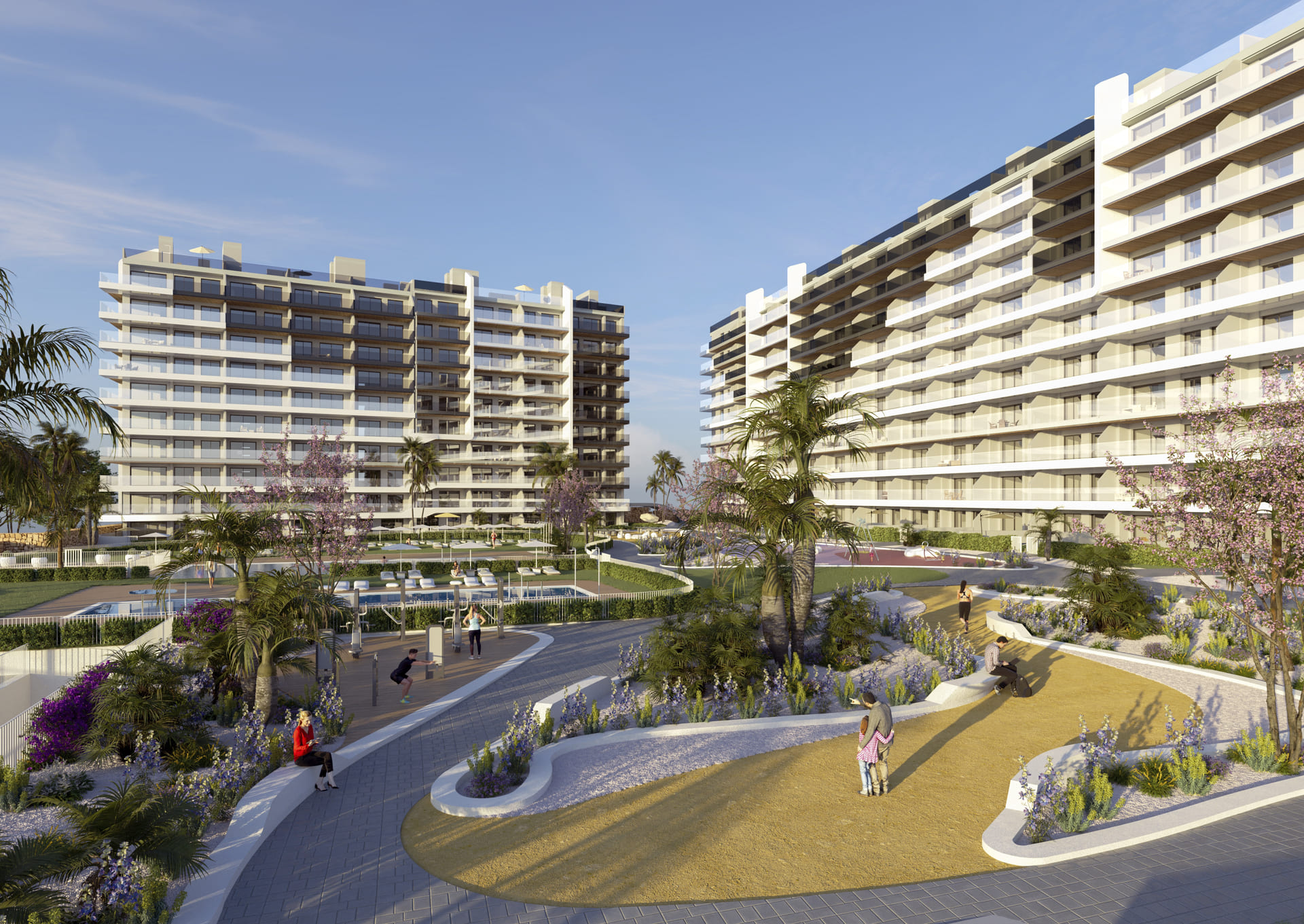 Apartamento com 2 quartos com vista mar em Alicante, Espanha – Foto 2