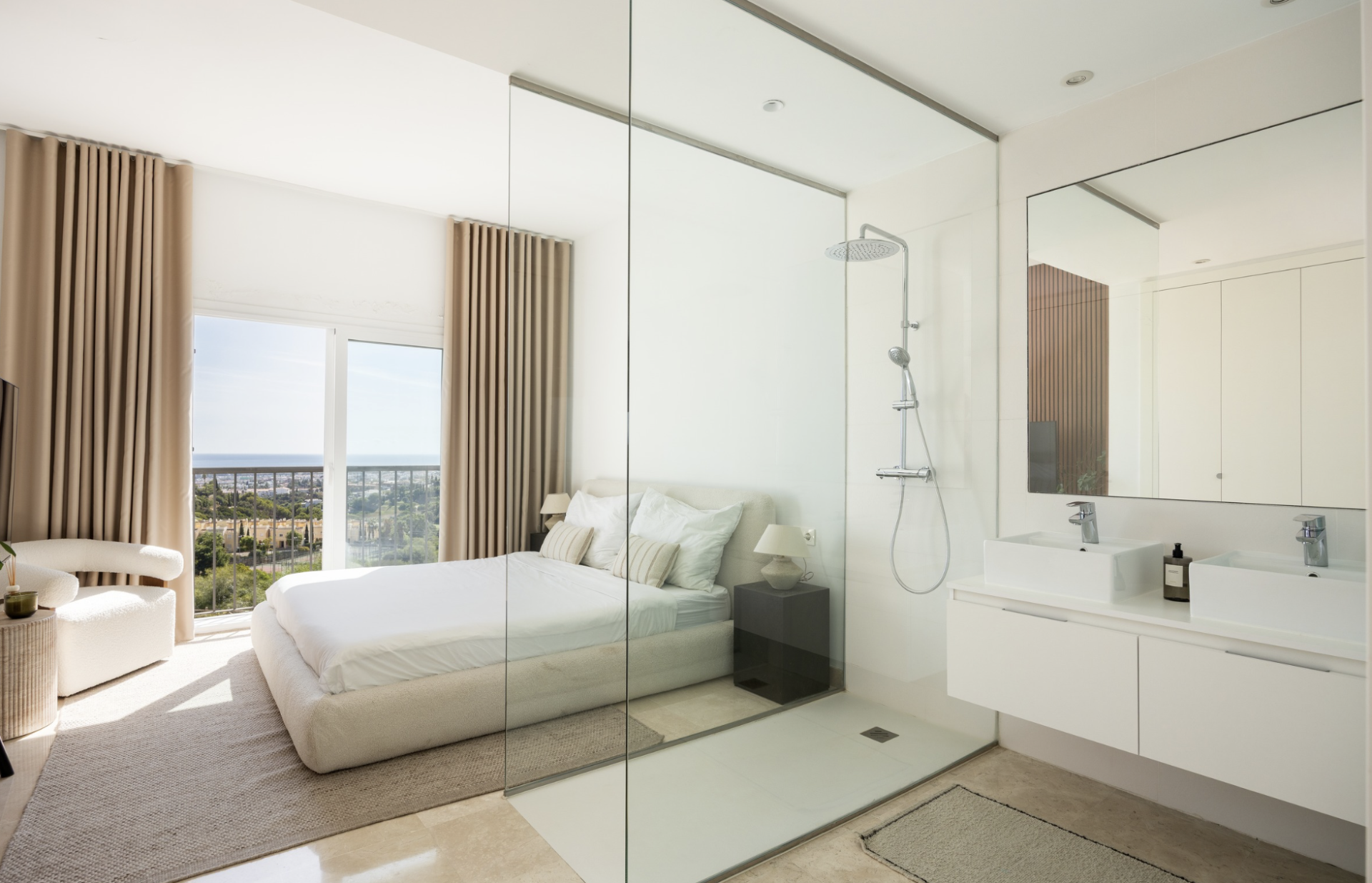 Appartamento con 3 camere vista mare a Malaga, Spagna – Foto 10