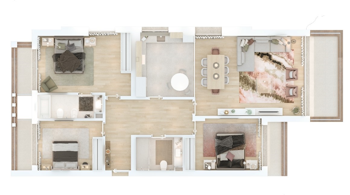 Apartamento com 3 quartos com vista mar em Espanha – Foto 17