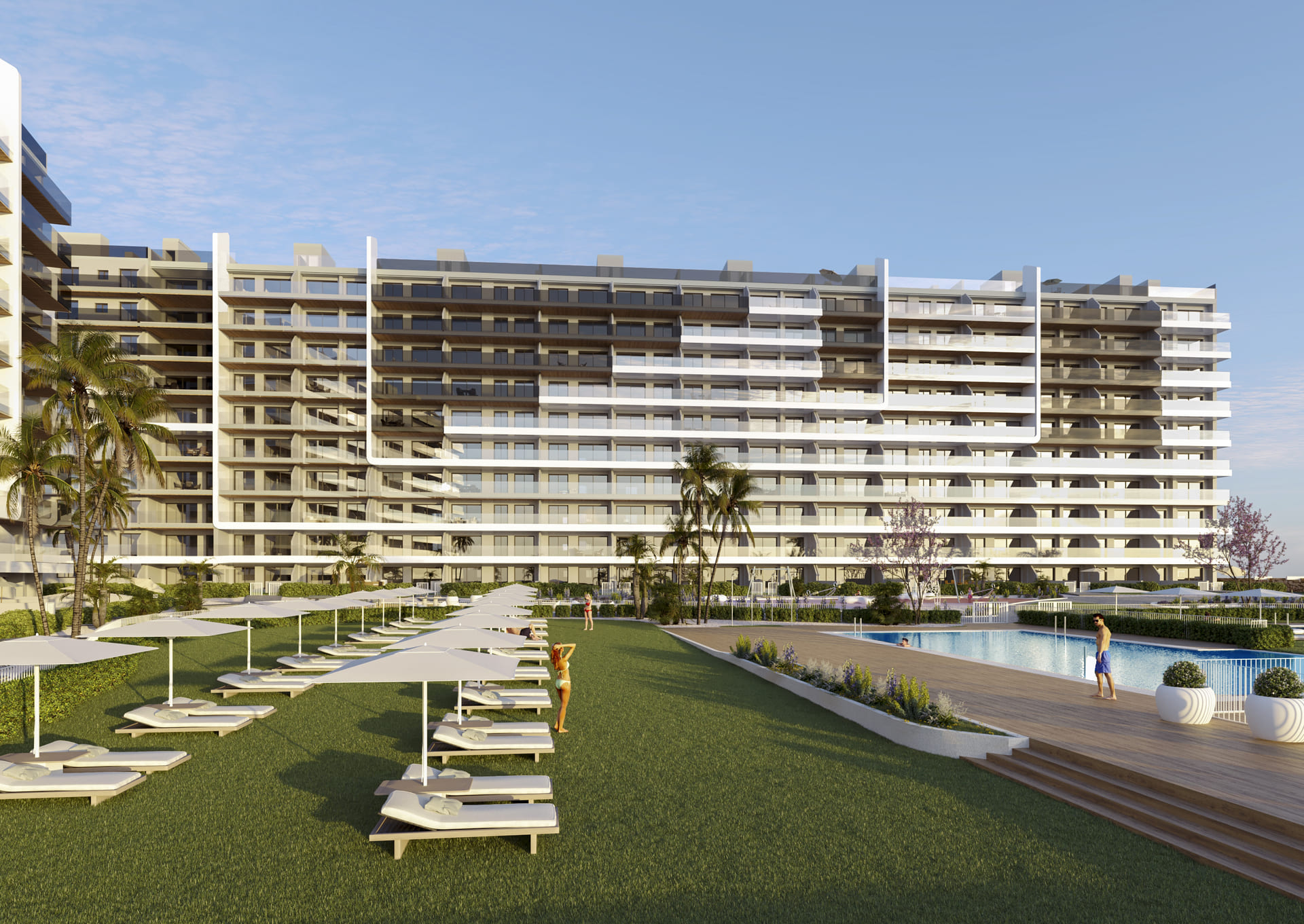 Apartamento com 2 quartos com vista mar em Alicante, Espanha – Foto 6