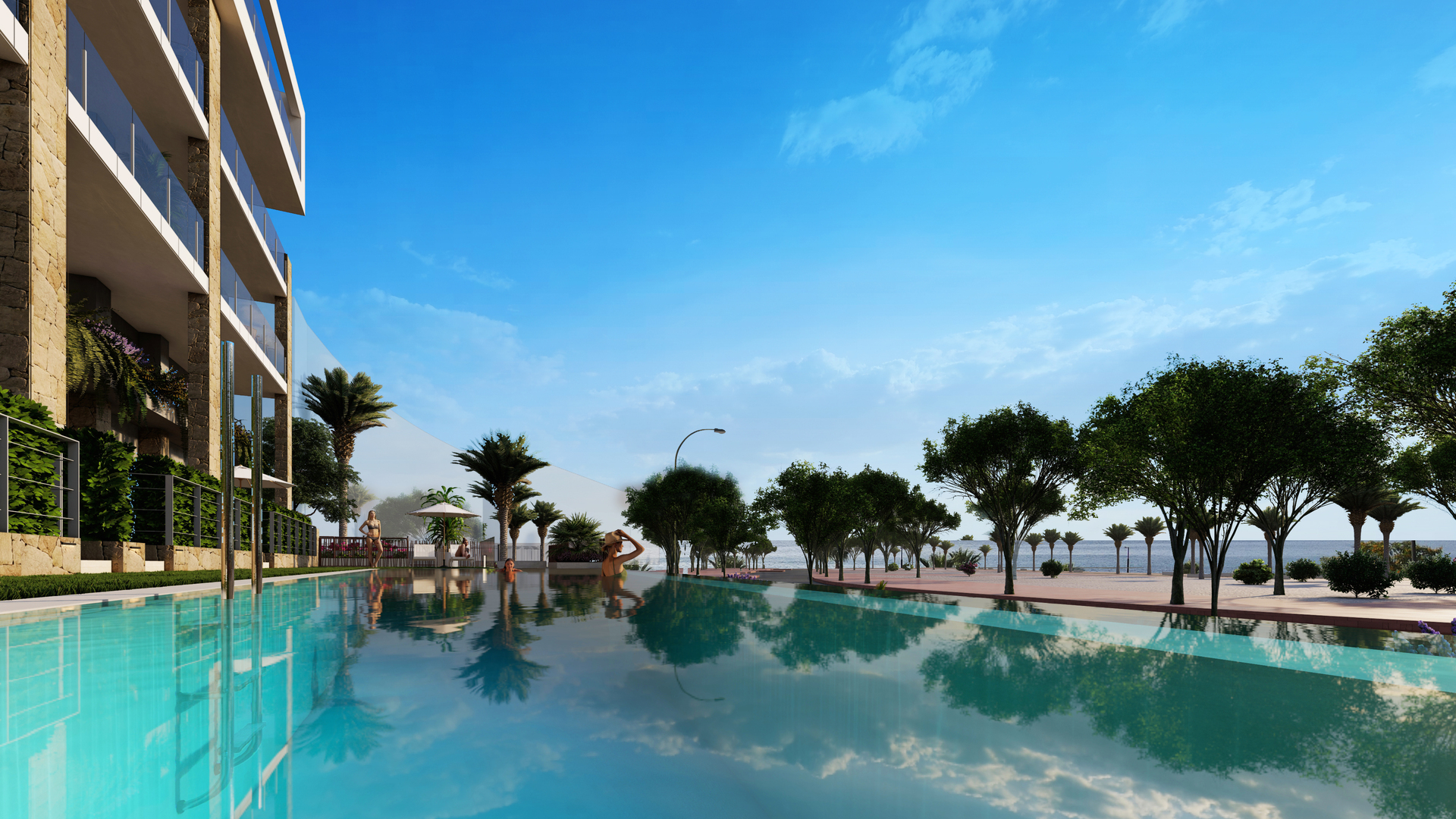 Apartamento com 2 quartos com vista mar em Alicante, Espanha – Foto 1