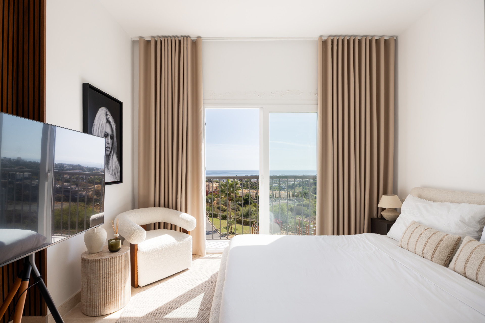 Appartamento con 3 camere vista mare a Malaga, Spagna – Foto 9