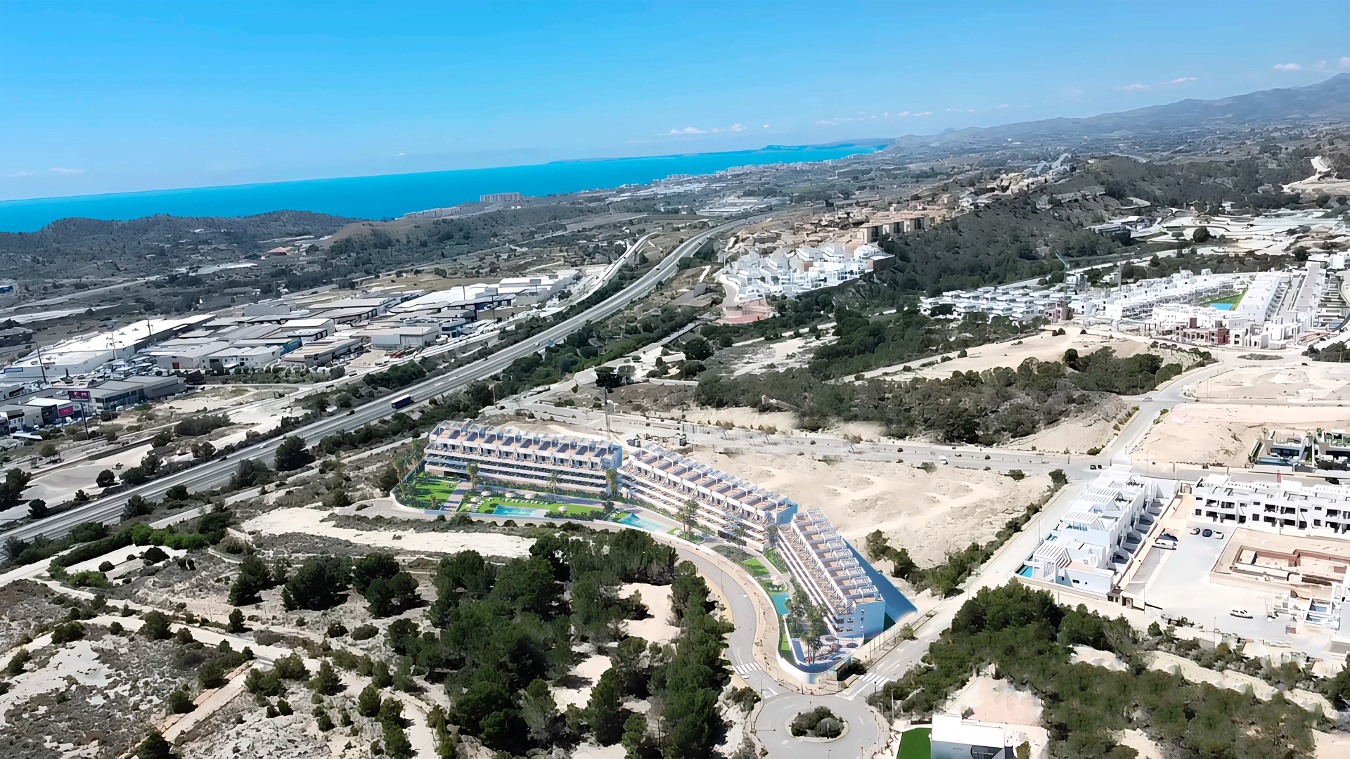 Apartamento com 2 quartos com vista mar em Alicante, Espanha – Foto 18