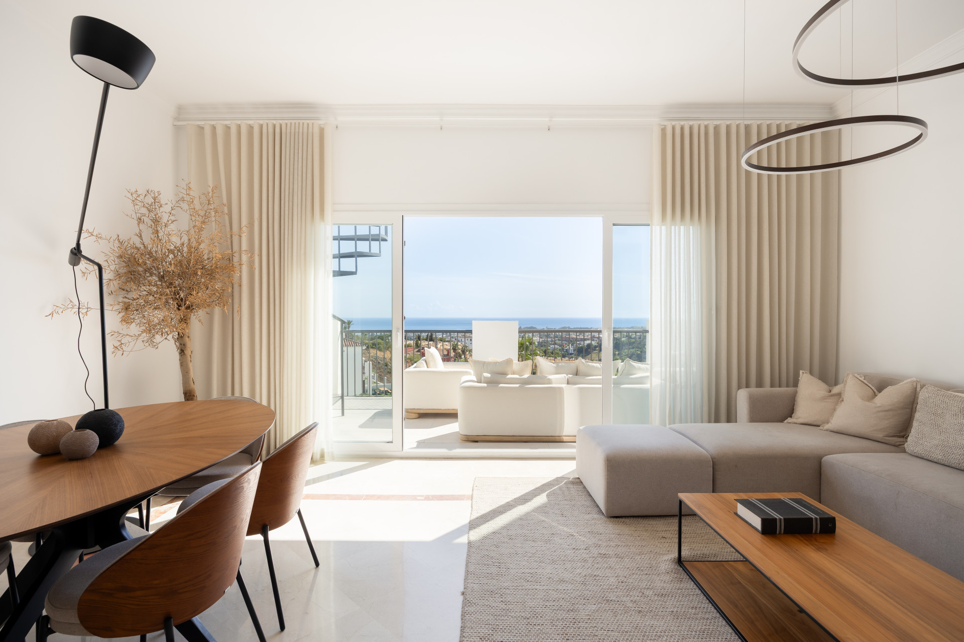 Appartamento con 3 camere vista mare a Malaga, Spagna – Foto 6
