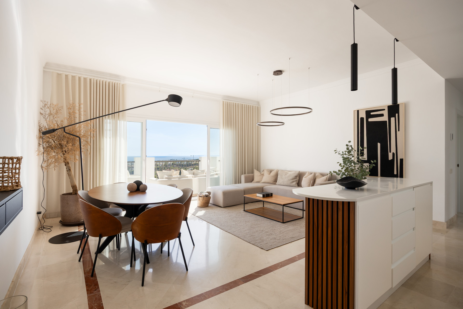 Appartamento con 3 camere vista mare a Malaga, Spagna – Foto 5