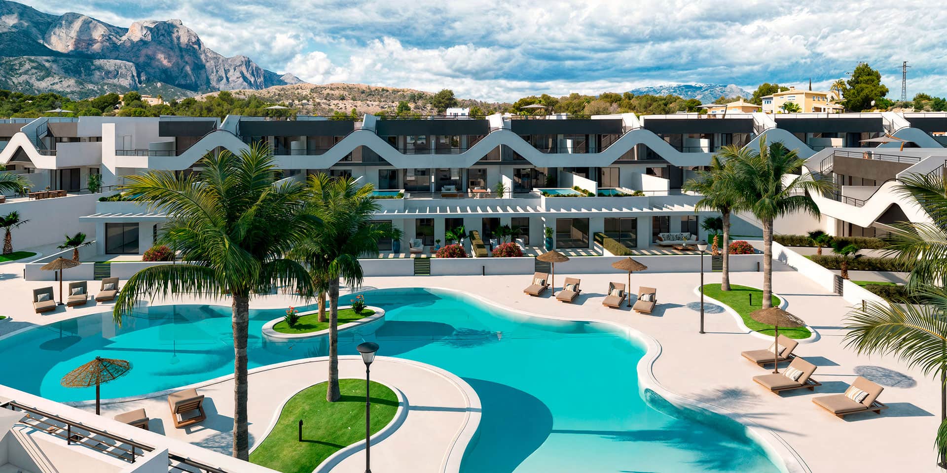 Moradia com 2 quartos com piscina em Alicante, Espanha – Foto 10