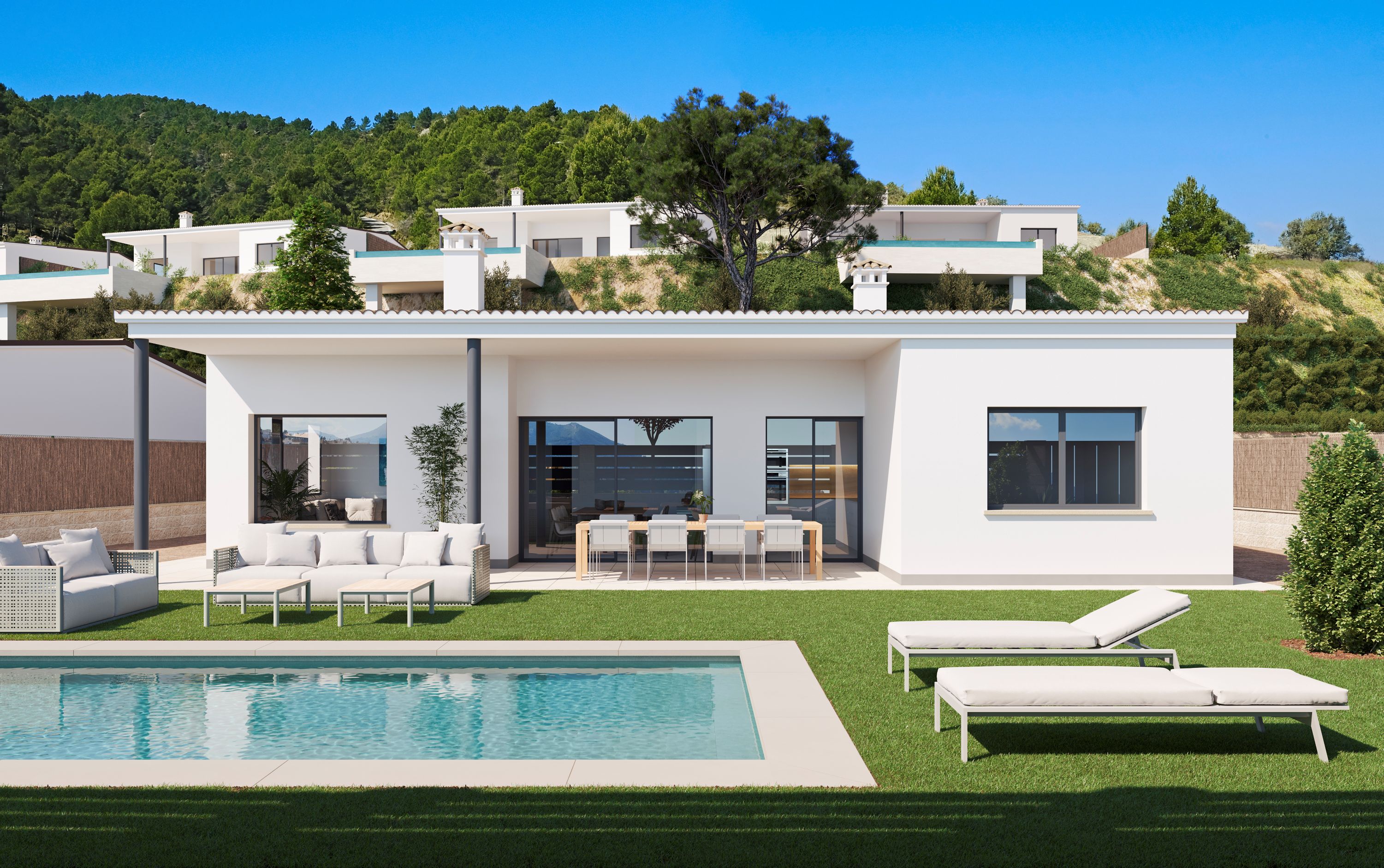 Moradia com 3 quartos com piscina em Alicante, Espanha – Foto 1