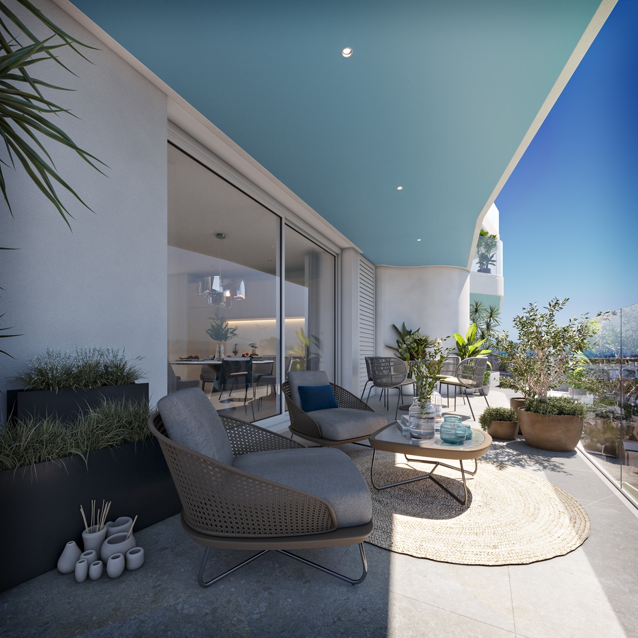 Apartamento com 2 quartos com vista mar em Alicante, Espanha – Foto 14