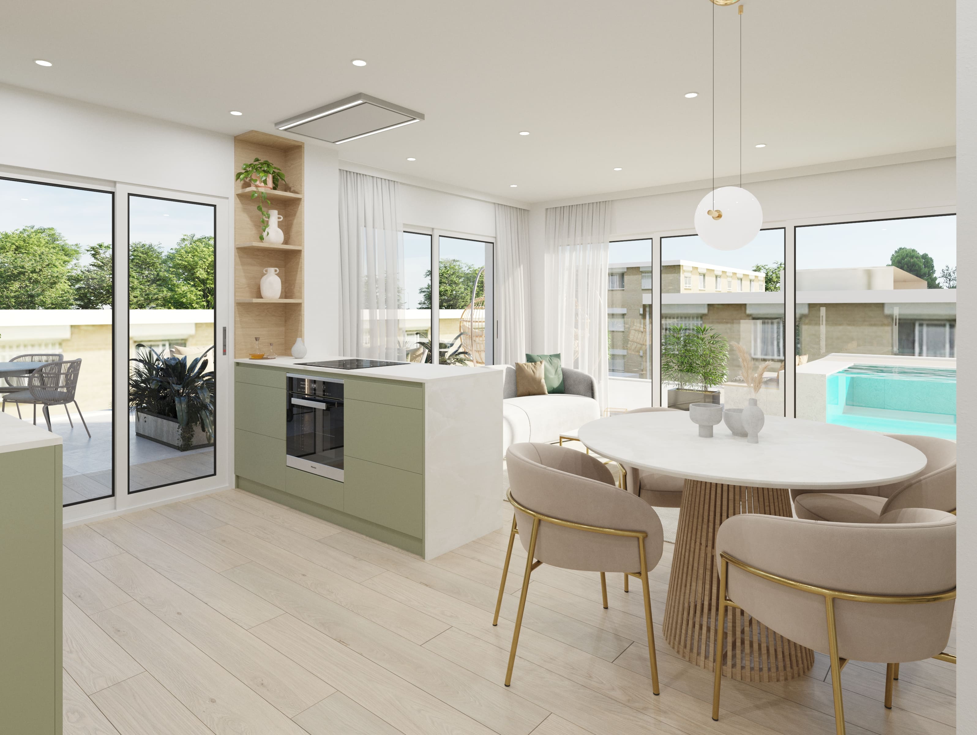 Apartamento com 1 quarto com piscina em Alicante, Espanha – Foto 29