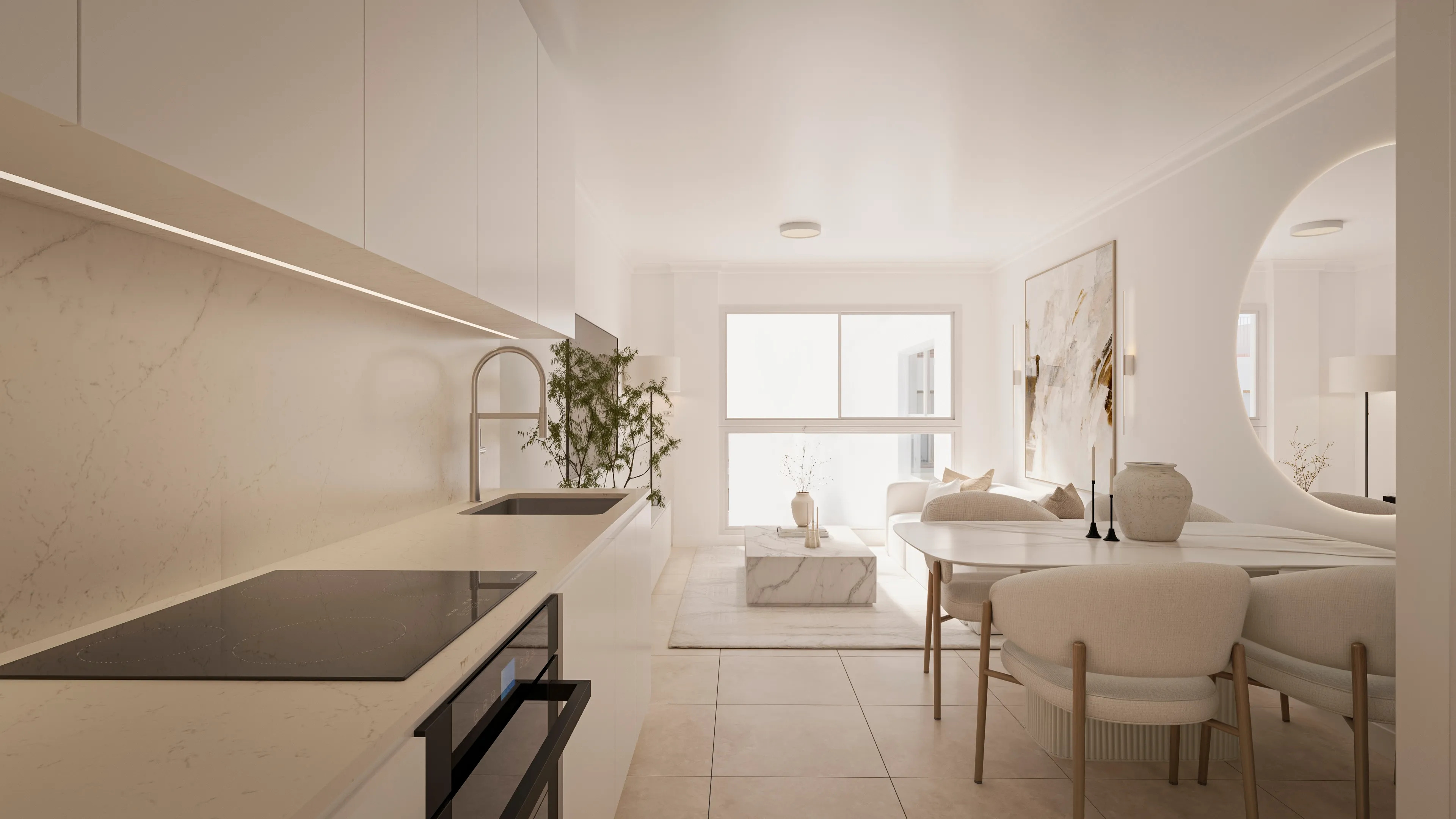 Apartamento com 1 quarto com vista mar em Alicante, Espanha – Foto 23