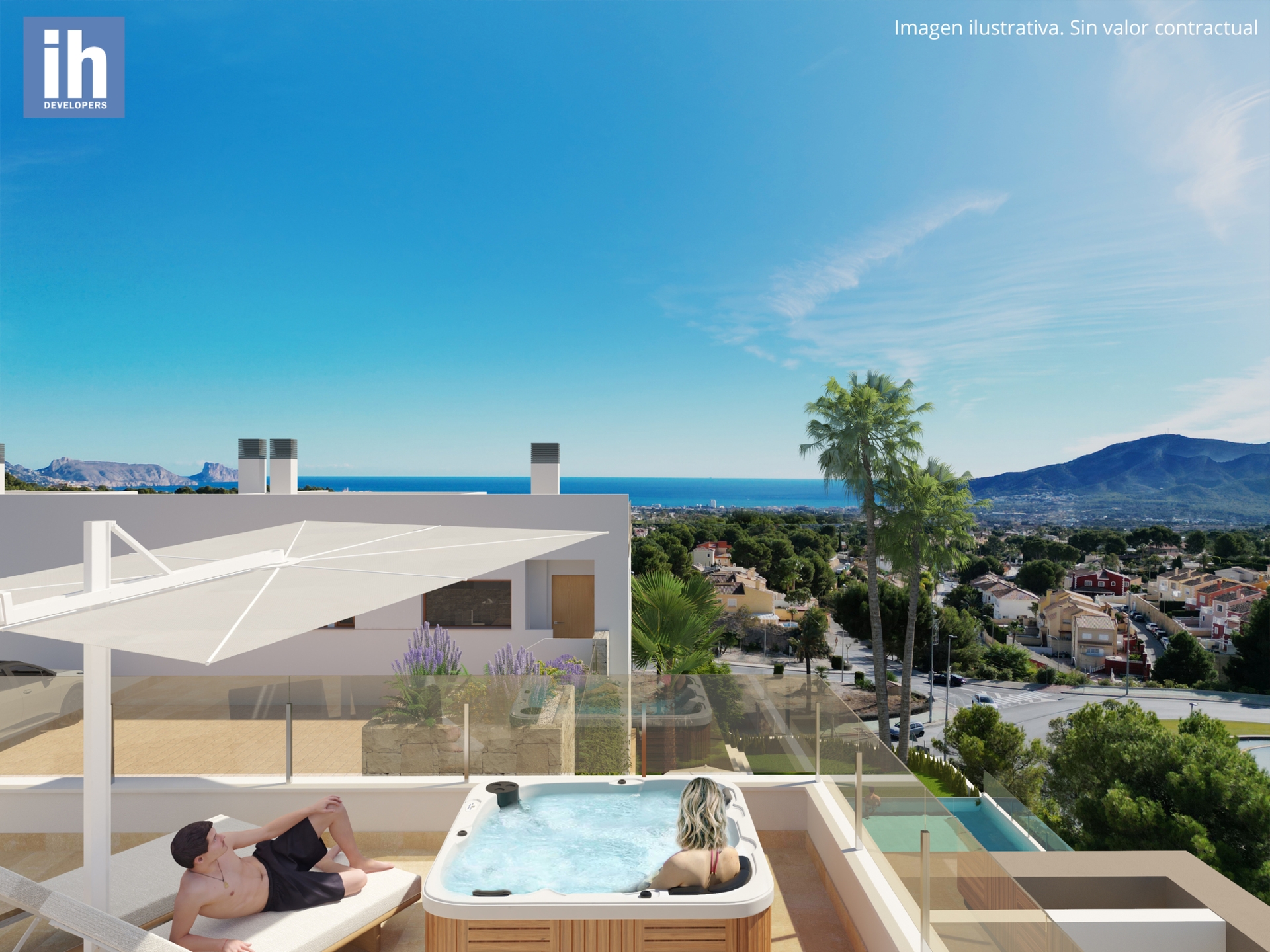 Moradia com 4 quartos com vista mar em Alicante, Espanha – Foto 2
