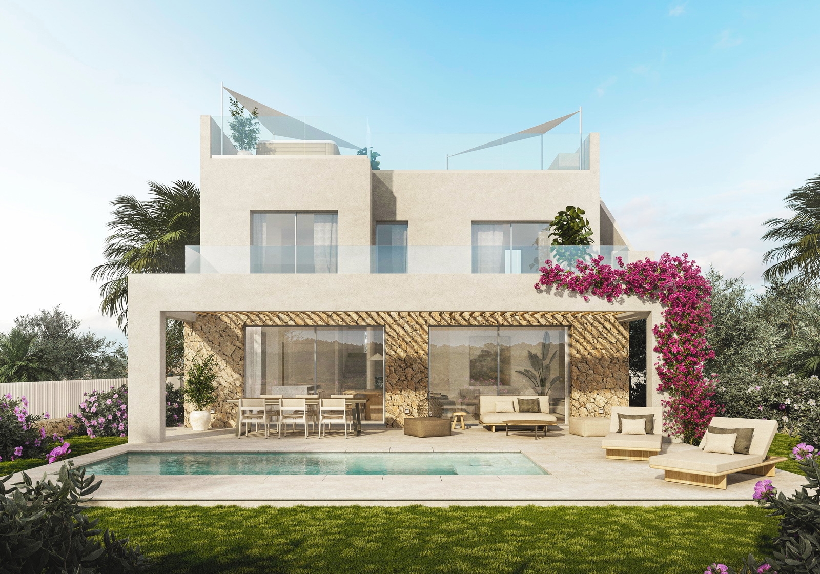 Moradia com 3 quartos com piscina em Baleares, Espanha – Foto 2