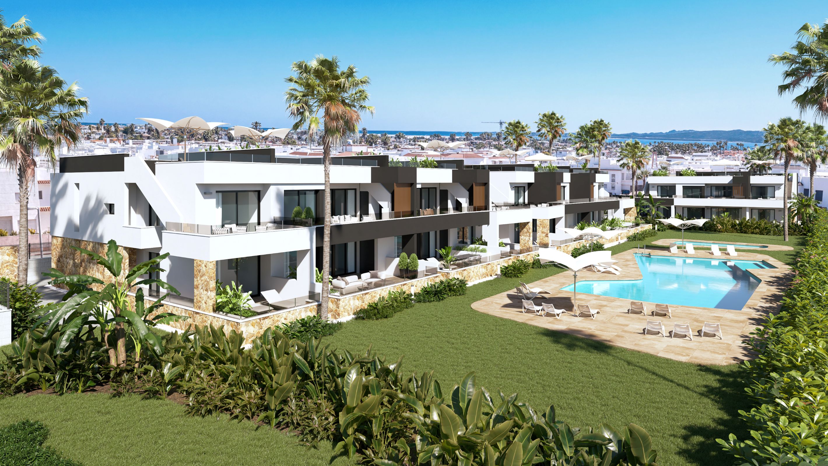 Moradia com 2 quartos com piscina em Alicante, Espanha – Foto 1