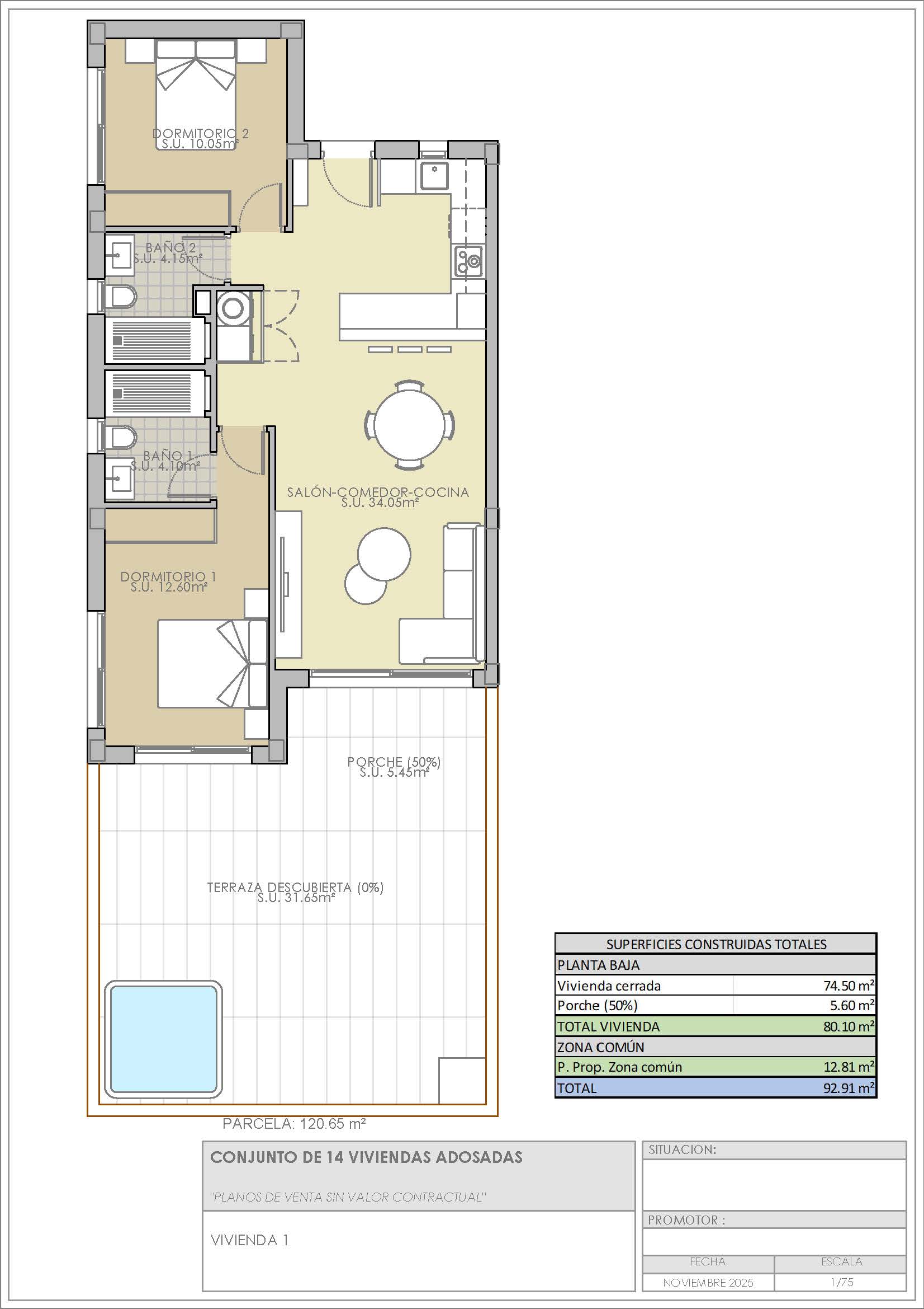 Villa con 2 camere a Alicante, Spagna – Foto 16