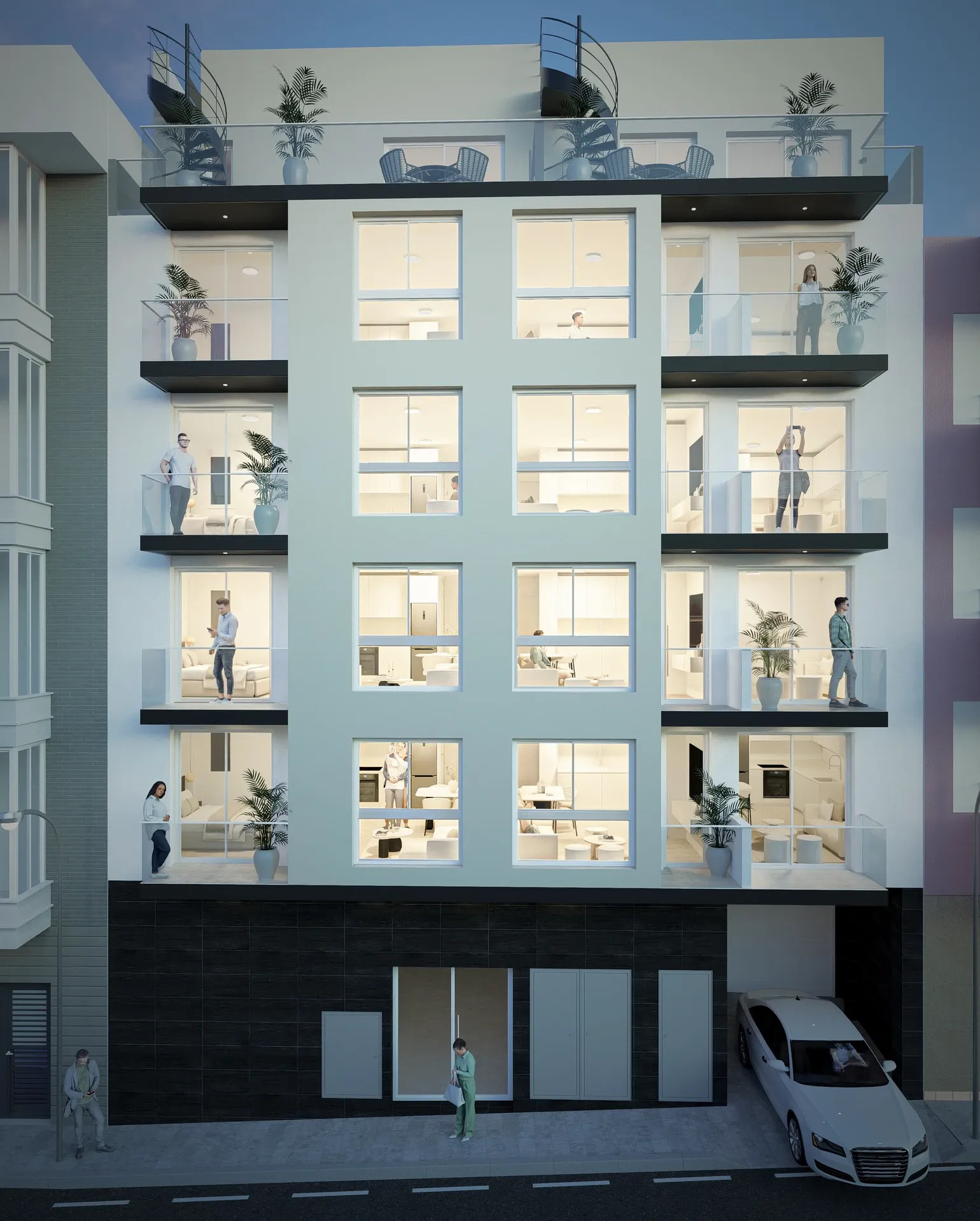 Apartamento com 1 quarto com vista mar em Alicante, Espanha – Foto 7