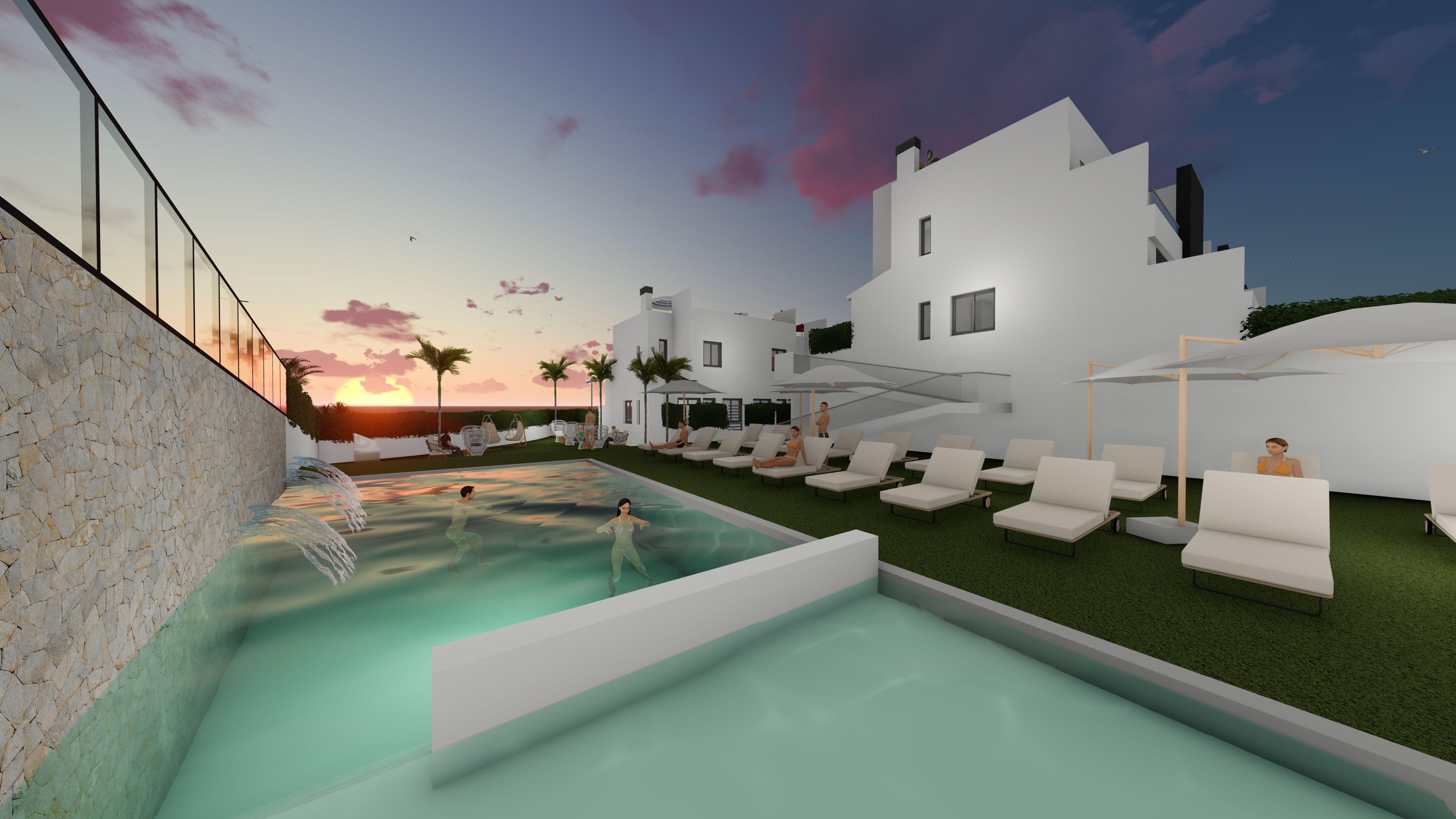 Moradia com 2 quartos com piscina em Alicante, Espanha – Foto 7