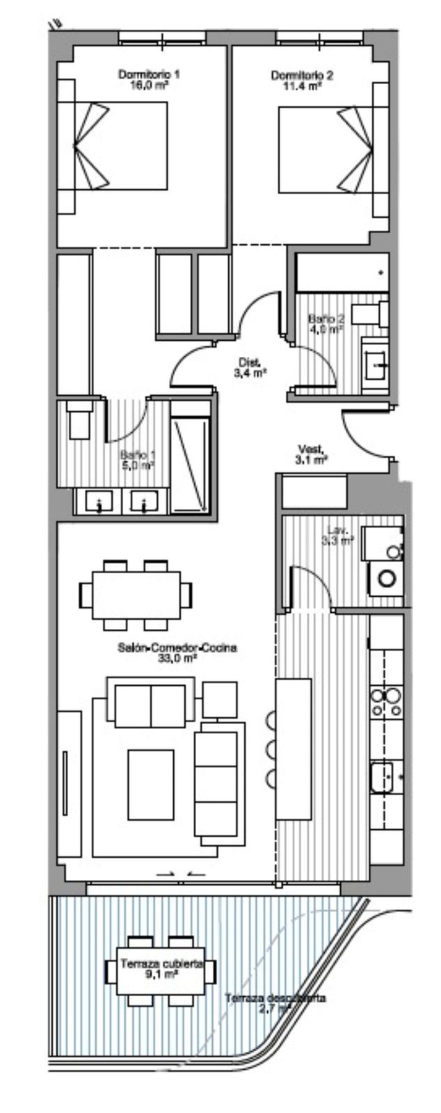 2 Bedroom Apartment in Torremolinos - Photo 25