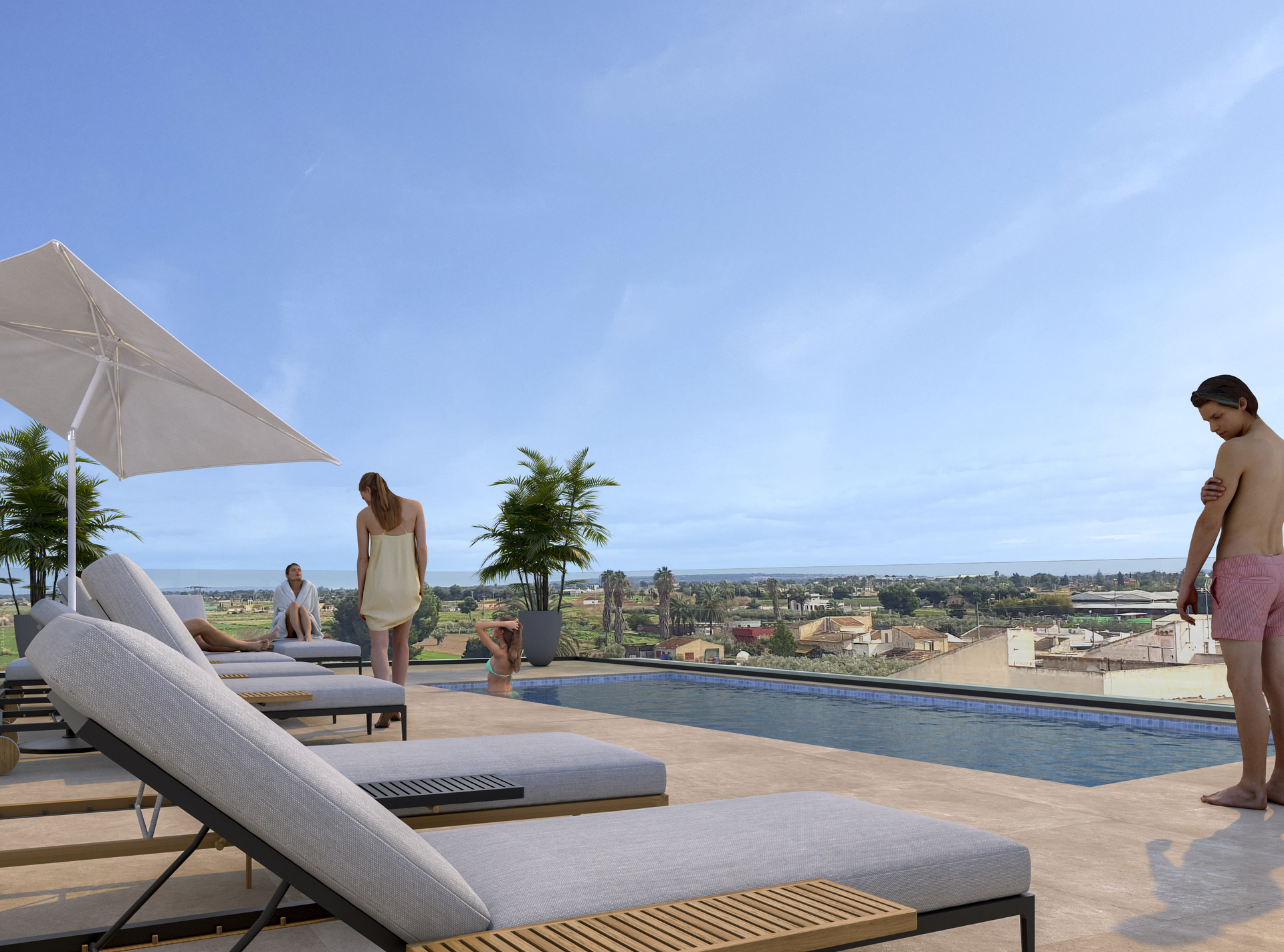 Apartamento com 2 quartos com piscina em Alicante, Espanha – Foto 1