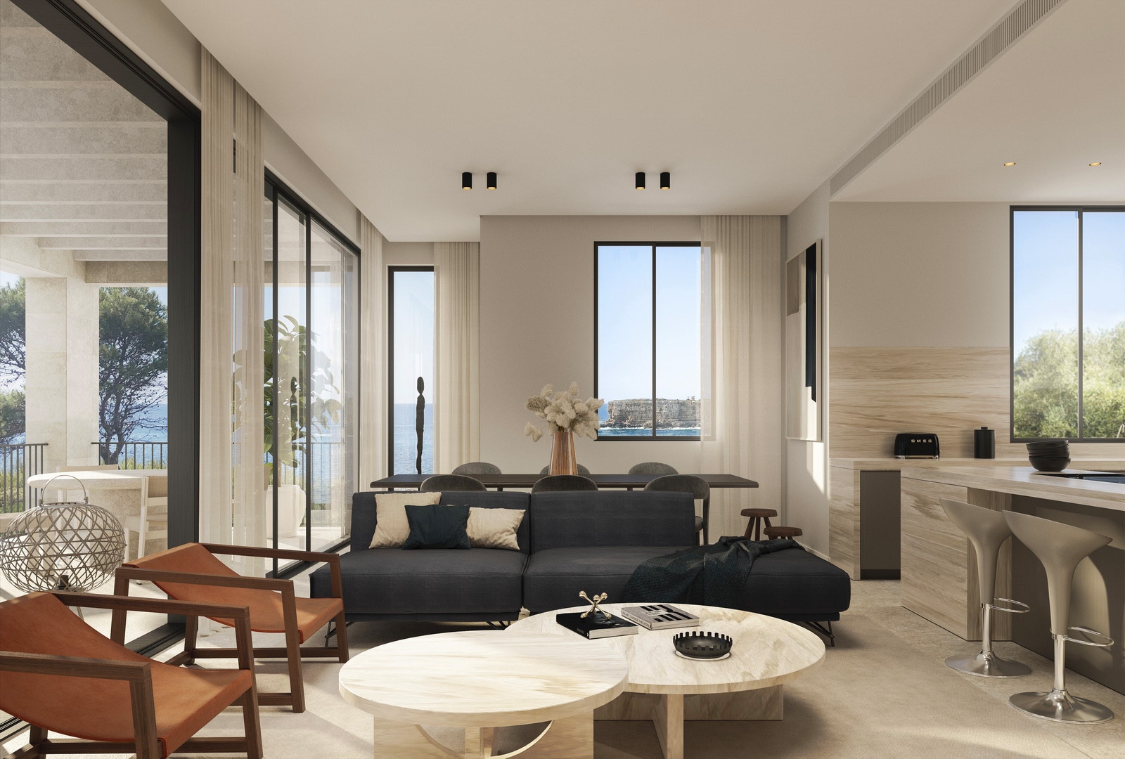 Villa con 3 camere vista mare a Baleari, Spagna – Foto 9